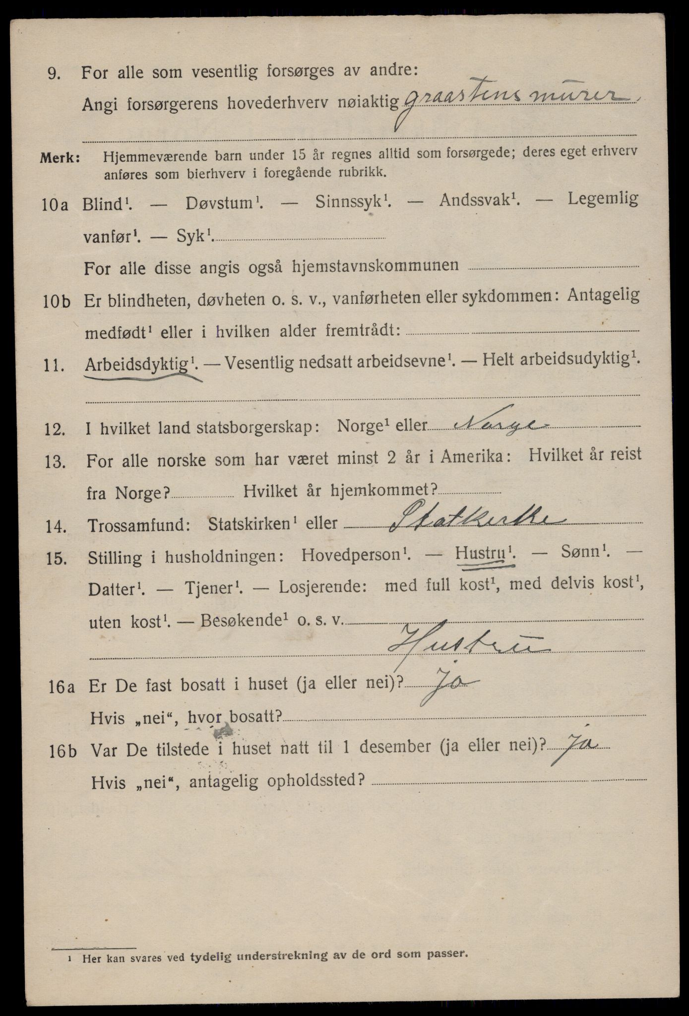 SAST, 1920 census for Stavanger, 1920, p. 35459