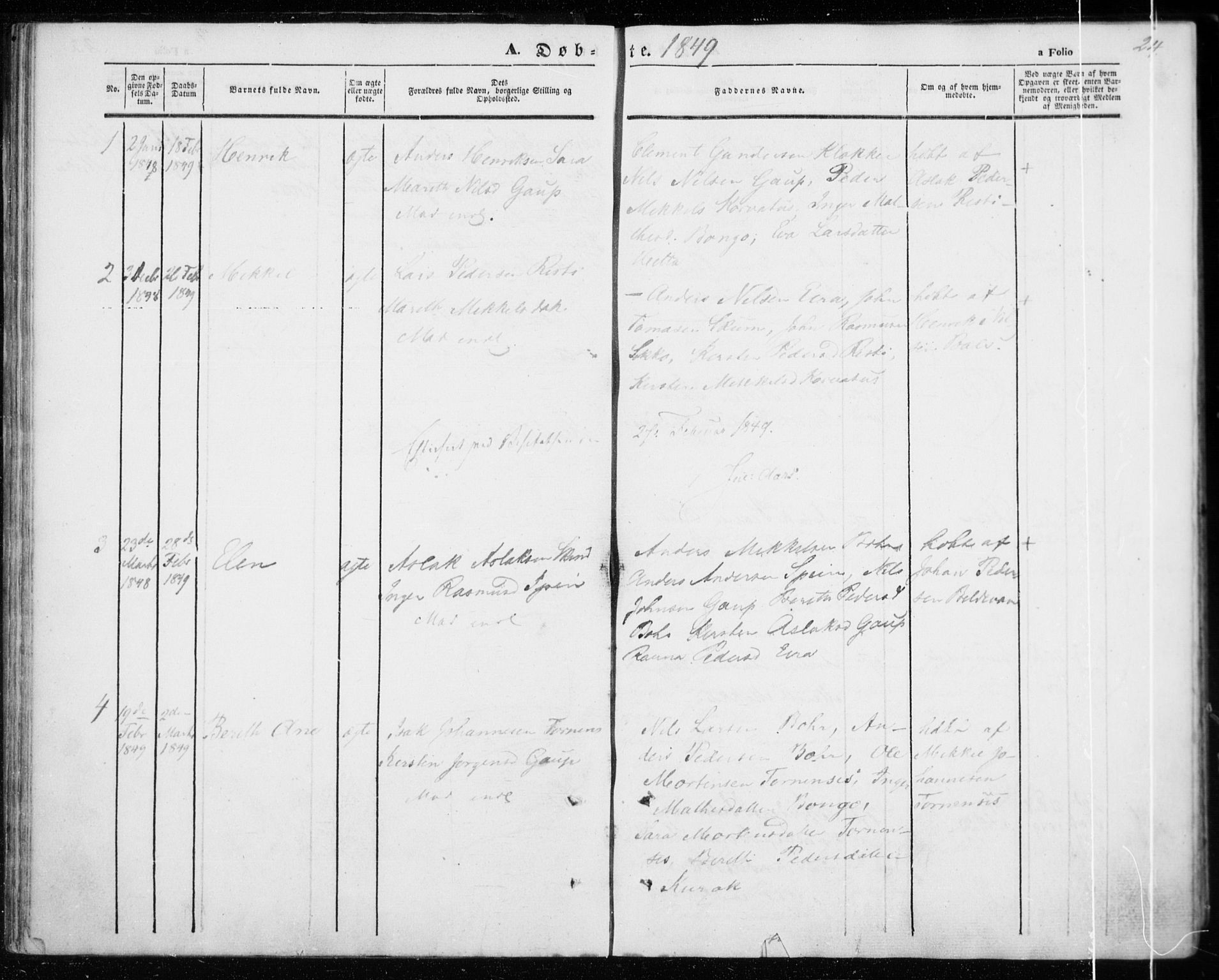 Kautokeino sokneprestembete, SATØ/S-1340/H/Ha/L0002.kirke: Parish register (official) no. 2, 1843-1861, p. 24