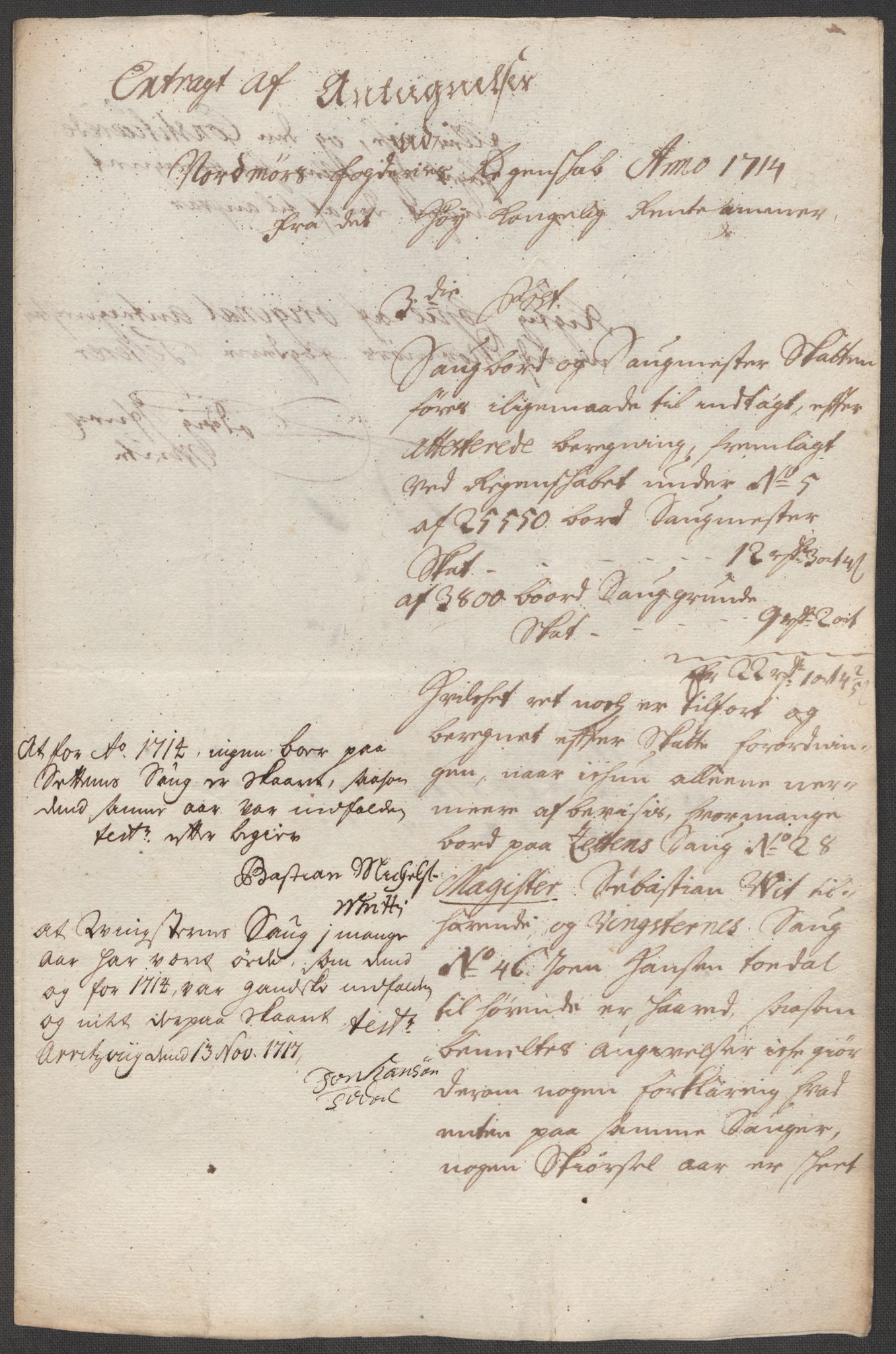 Rentekammeret inntil 1814, Reviderte regnskaper, Fogderegnskap, AV/RA-EA-4092/R56/L3748: Fogderegnskap Nordmøre, 1714-1715, p. 271