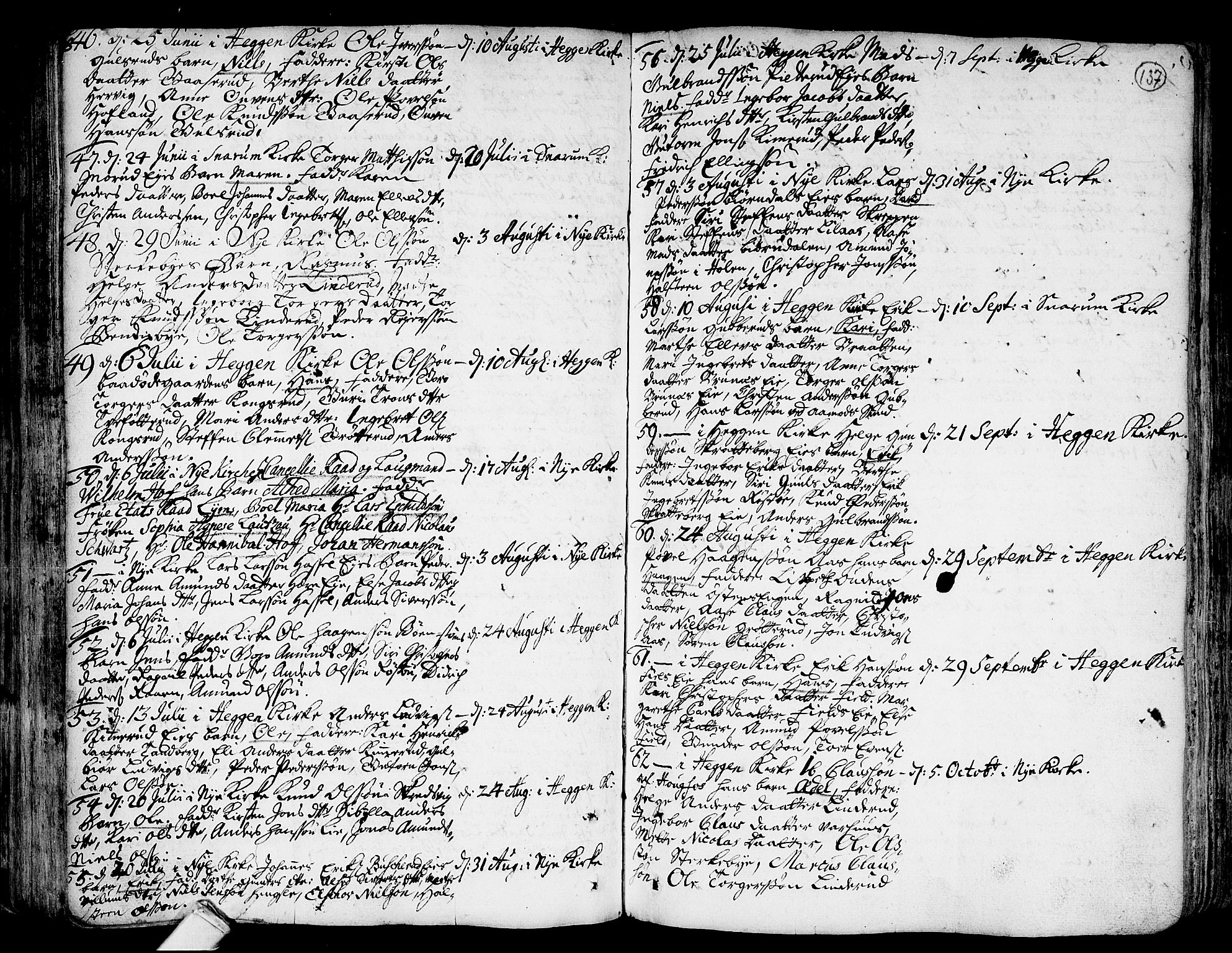 Modum kirkebøker, AV/SAKO-A-234/F/Fa/L0001: Parish register (official) no. 1, 1712-1740, p. 137