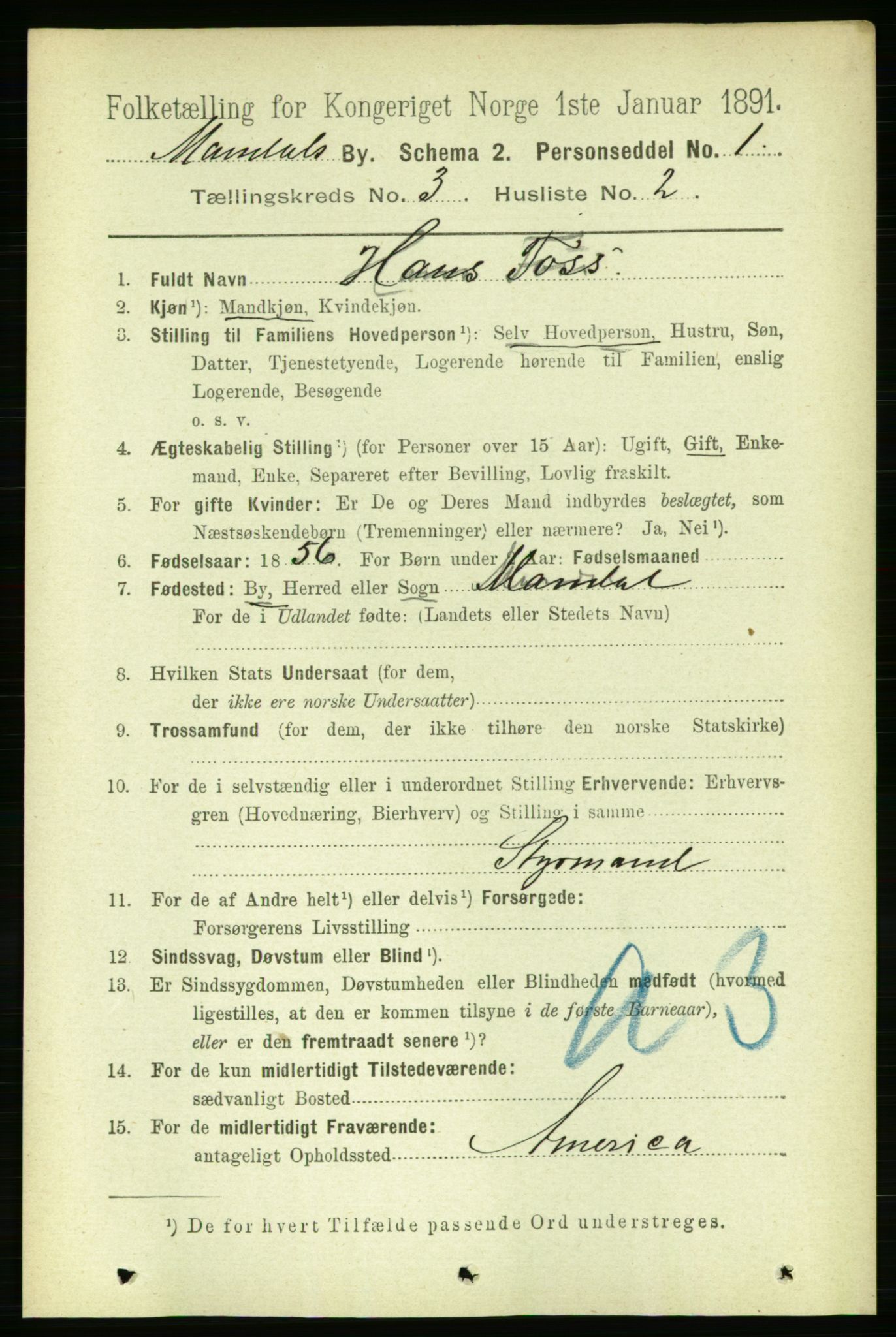 RA, 1891 census for 1002 Mandal, 1891, p. 1617