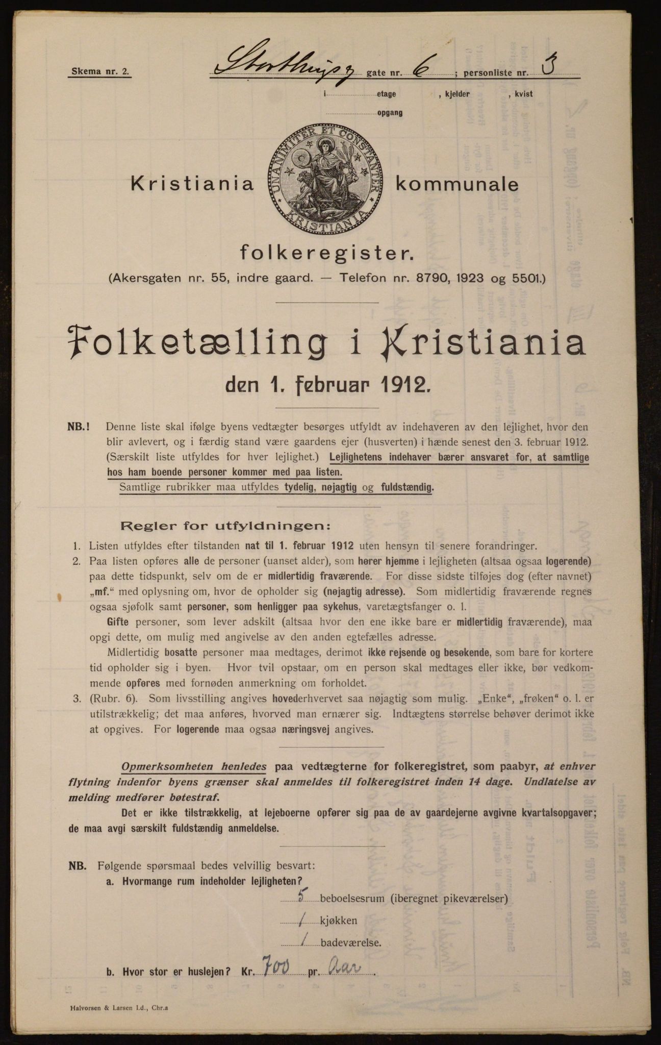 OBA, Municipal Census 1912 for Kristiania, 1912, p. 103590