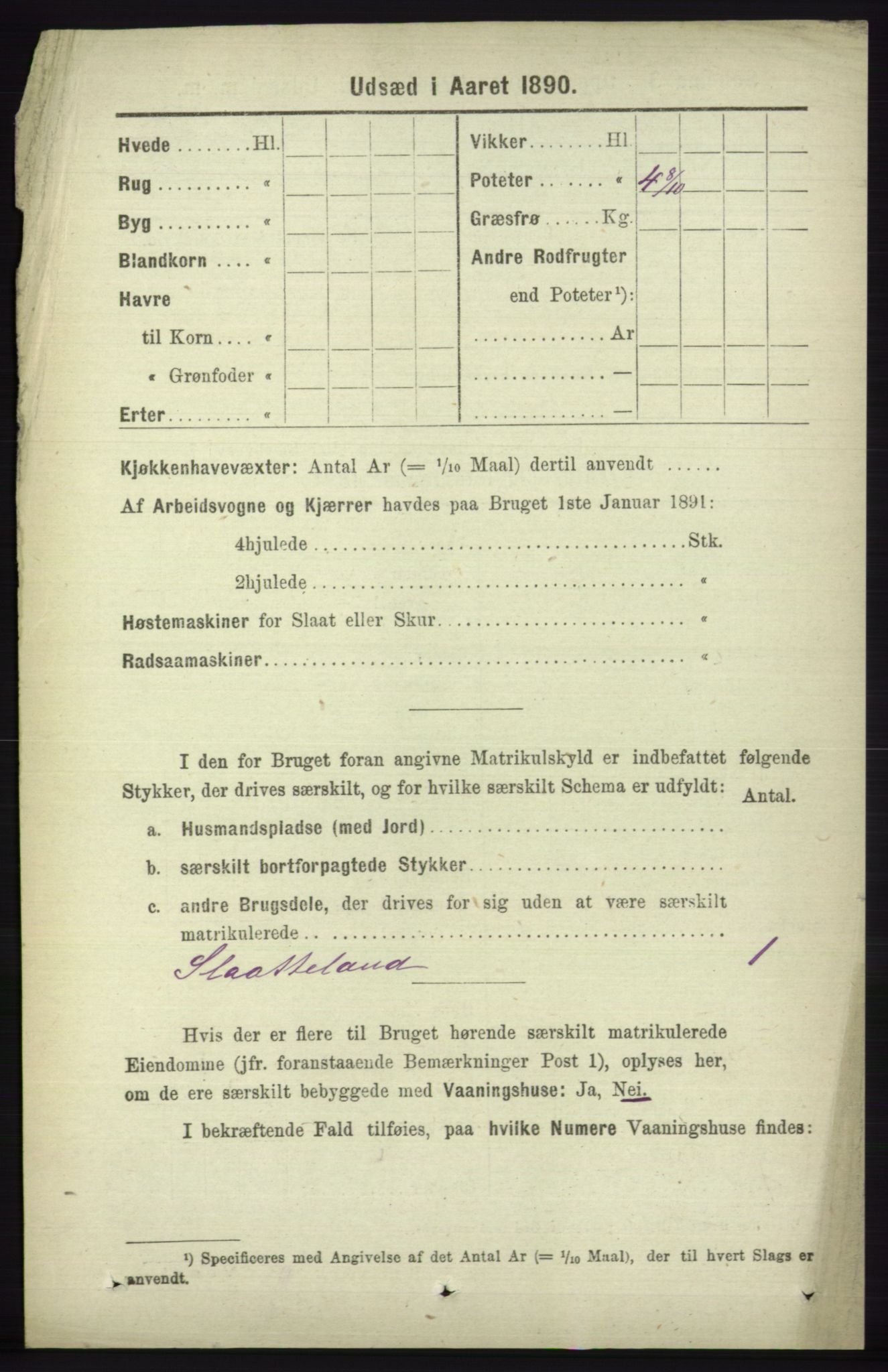 RA, 1891 census for 1230 Ullensvang, 1891, p. 8029