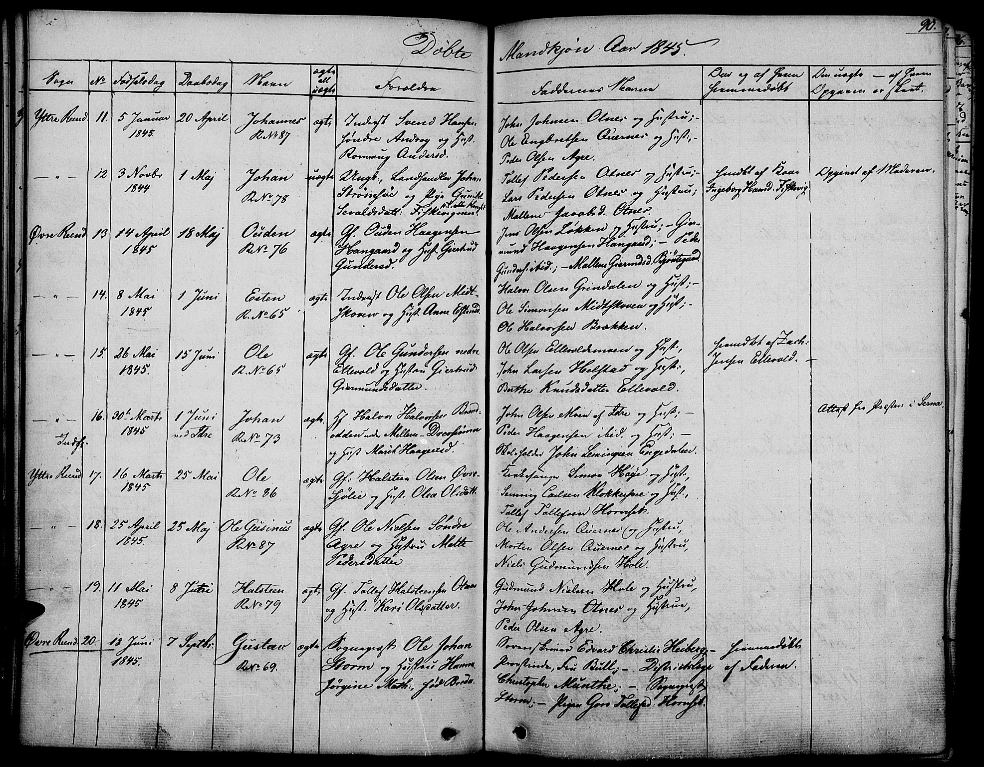 Rendalen prestekontor, AV/SAH-PREST-054/H/Ha/Haa/L0004: Parish register (official) no. 4, 1829-1852, p. 90