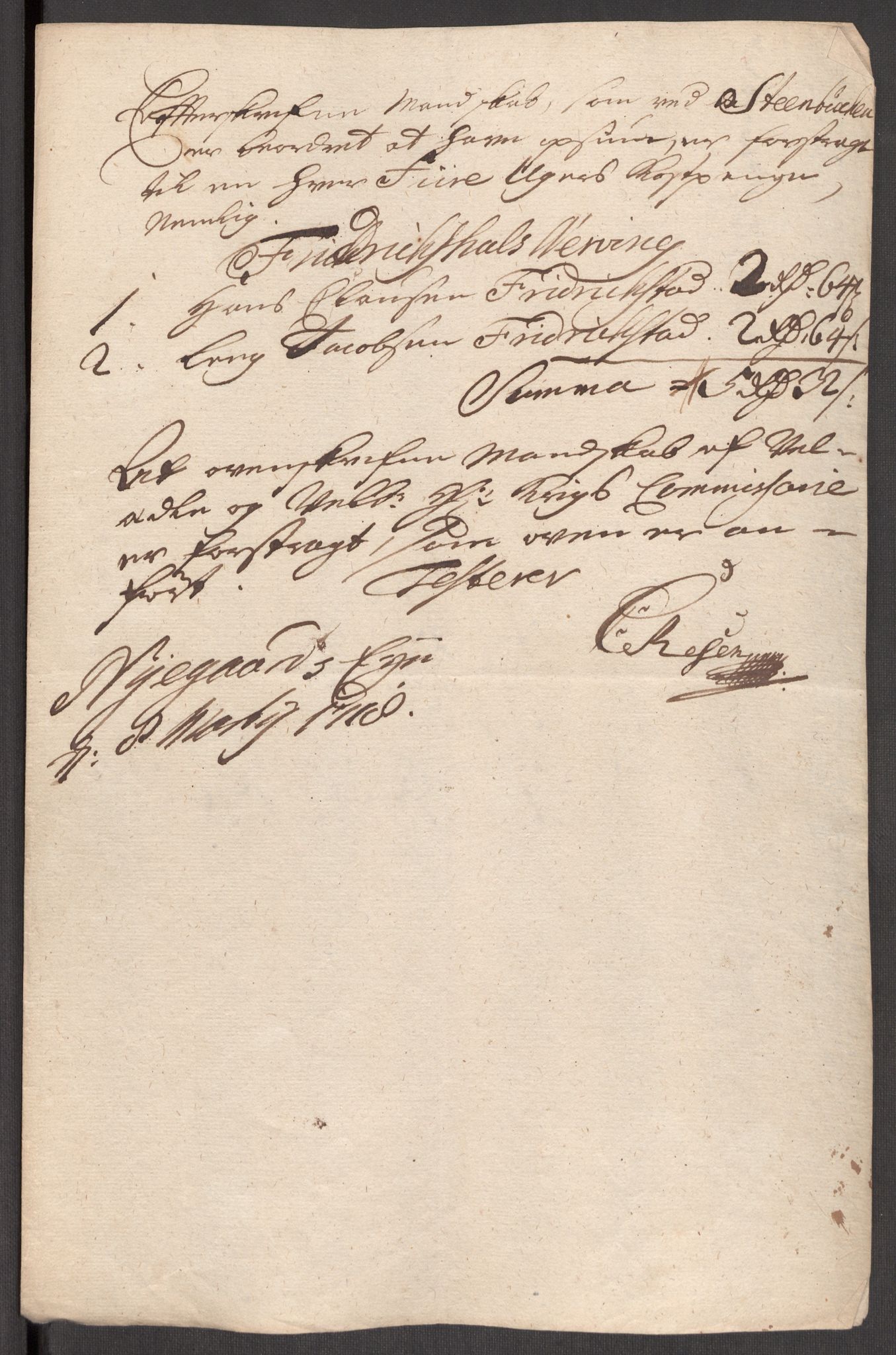 Kommanderende general (KG I) med Det norske krigsdirektorium, AV/RA-EA-5419/E/Eb/L0001: Ruller over noen kompanier som tjenestegjorde på flåten, 1712-1721, p. 530