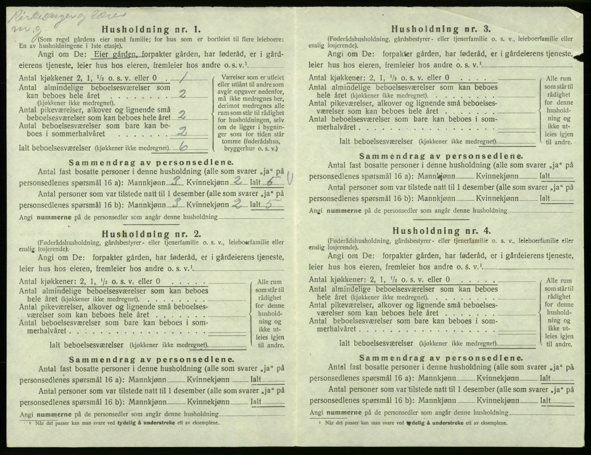 SAB, 1920 census for Bømlo, 1920, p. 235