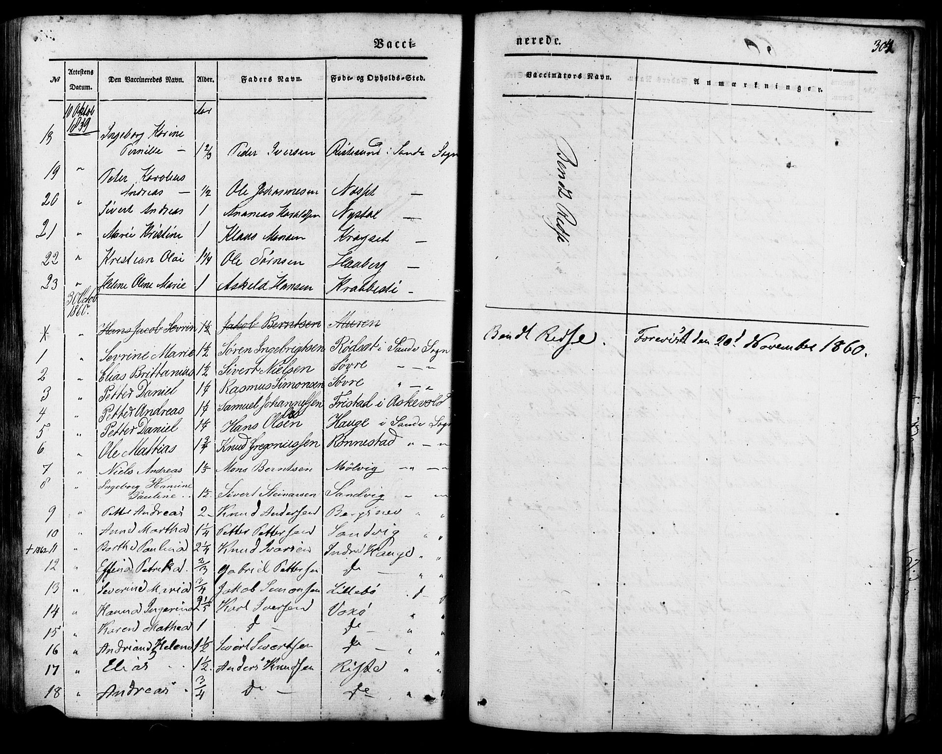 Ministerialprotokoller, klokkerbøker og fødselsregistre - Møre og Romsdal, AV/SAT-A-1454/503/L0034: Parish register (official) no. 503A02, 1841-1884, p. 304