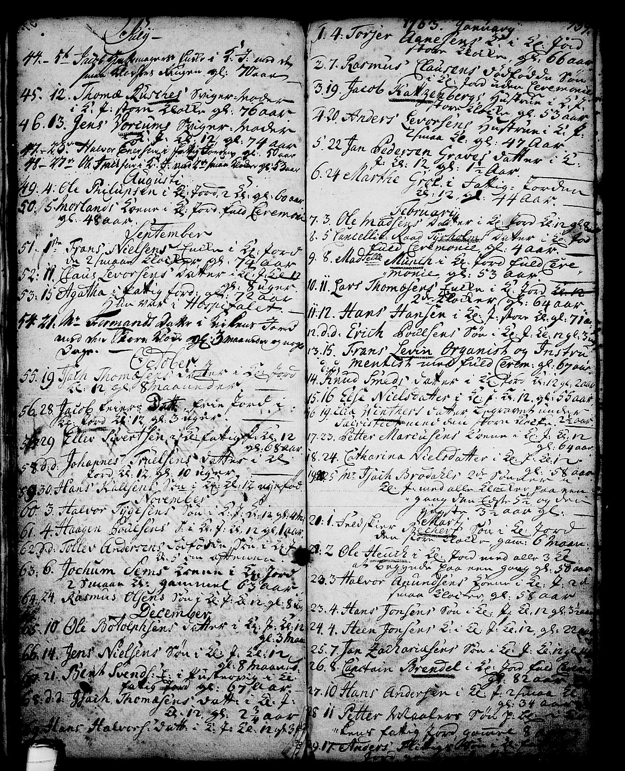 Skien kirkebøker, SAKO/A-302/G/Ga/L0001: Parish register (copy) no. 1, 1756-1791, p. 139