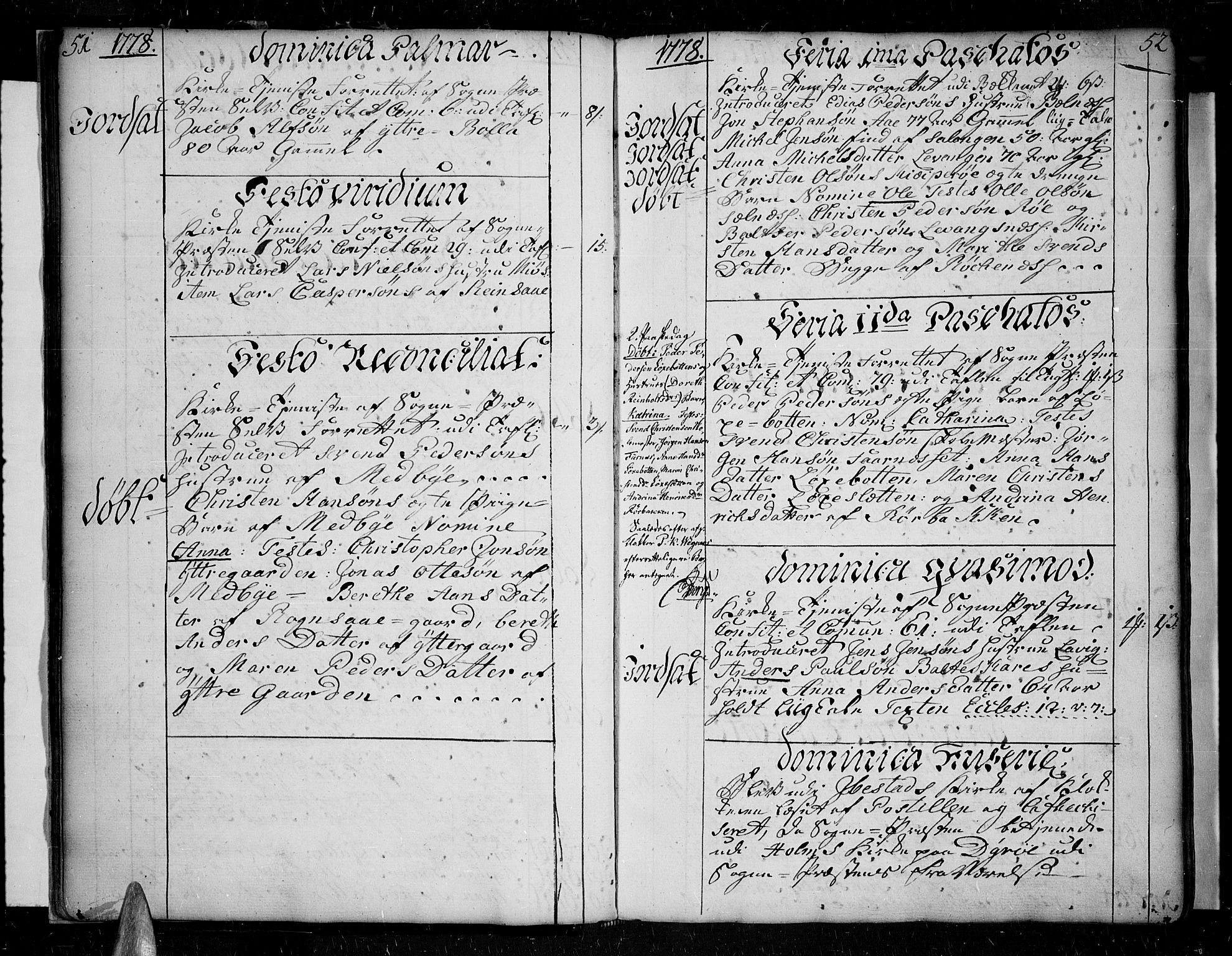 Ibestad sokneprestembete, AV/SATØ-S-0077/H/Ha/Haa/L0003kirke: Parish register (official) no. 3, 1776-1801, p. 51-52