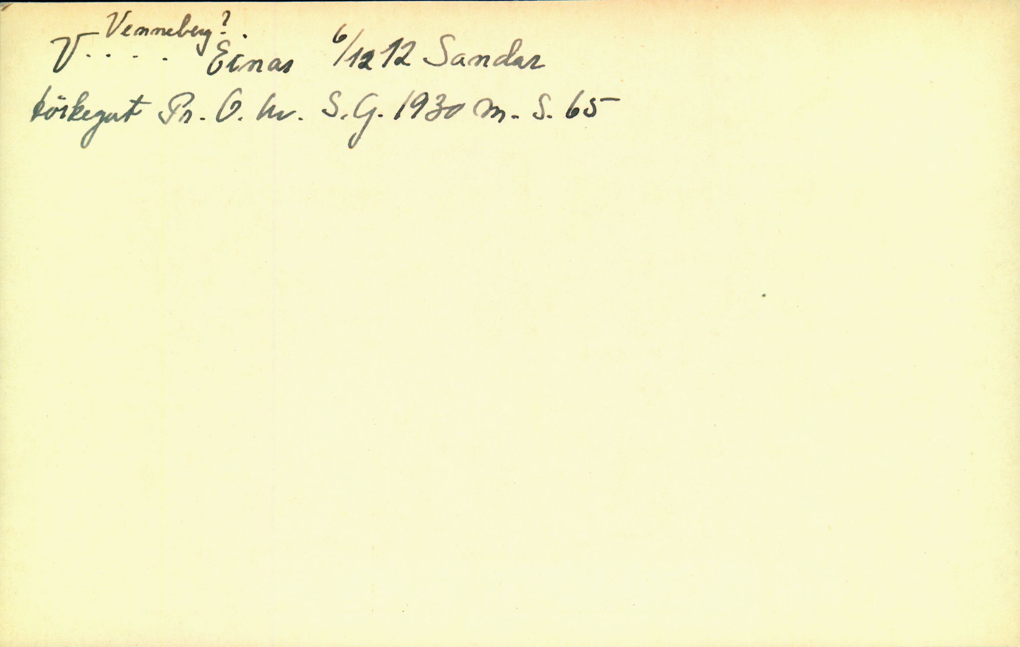 Hans Bogens samling, VEMU/ARS-A-1283/P/L0007: Mannskapskort, R - Ø, 1900-1930, p. 655