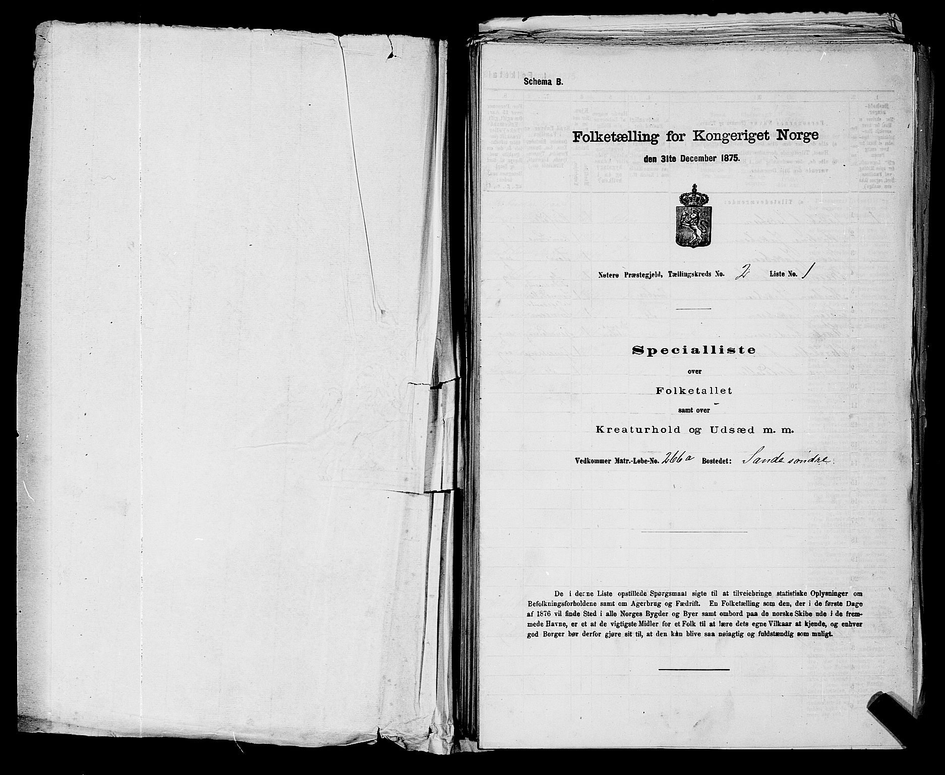 SAKO, 1875 census for 0722P Nøtterøy, 1875, p. 335