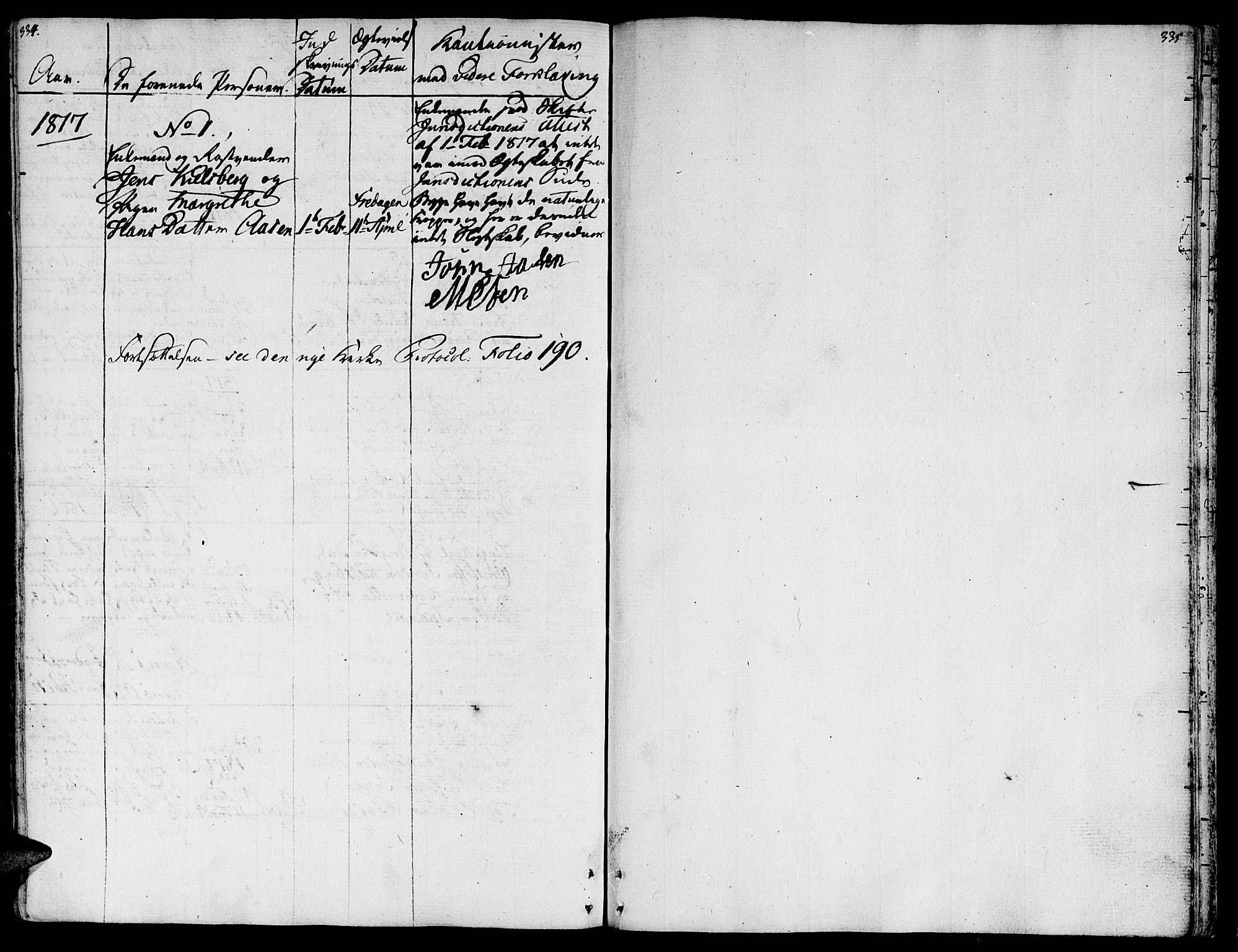 Ministerialprotokoller, klokkerbøker og fødselsregistre - Sør-Trøndelag, SAT/A-1456/681/L0928: Parish register (official) no. 681A06, 1806-1816, p. 334-335