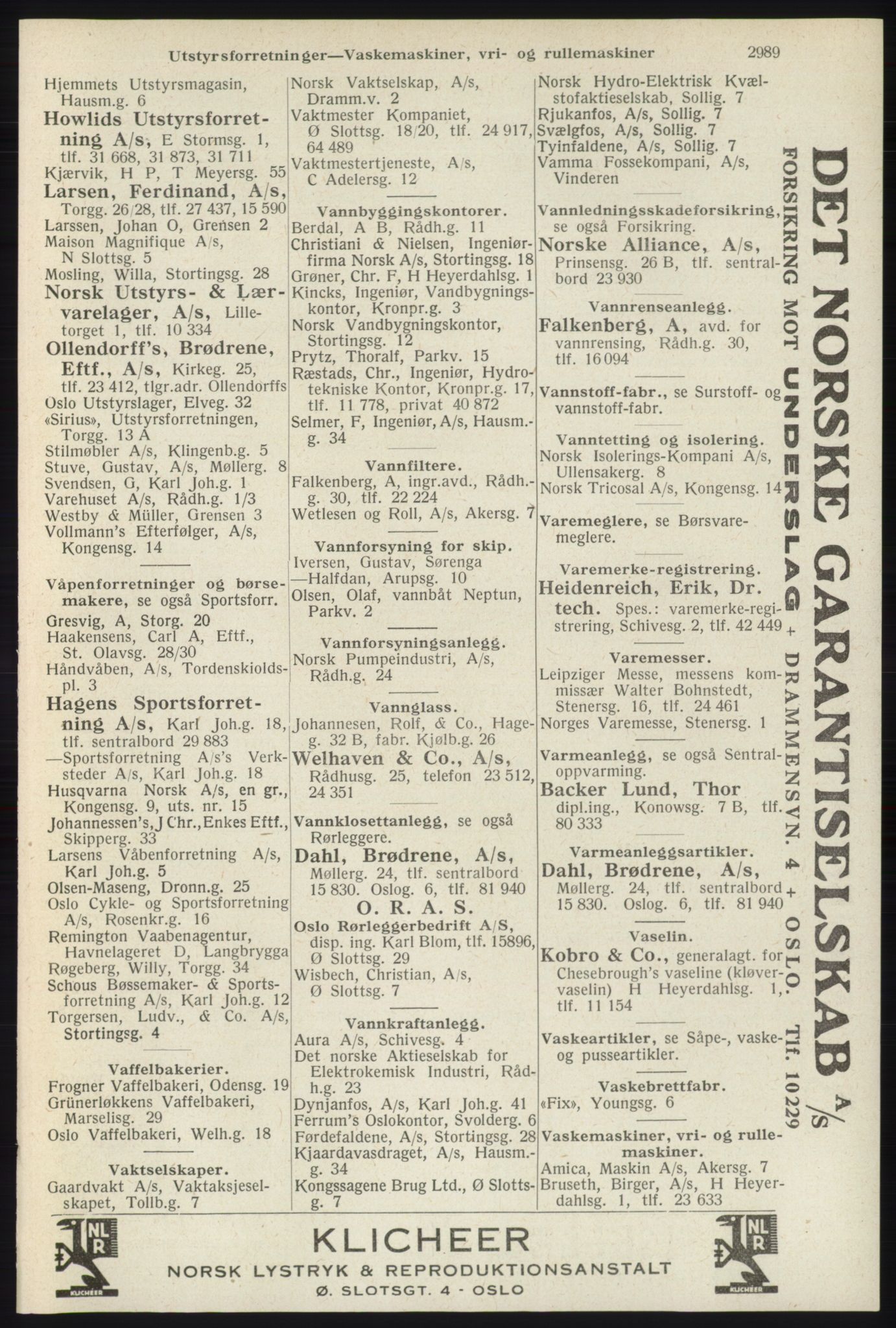 Kristiania/Oslo adressebok, PUBL/-, 1940, p. 2939