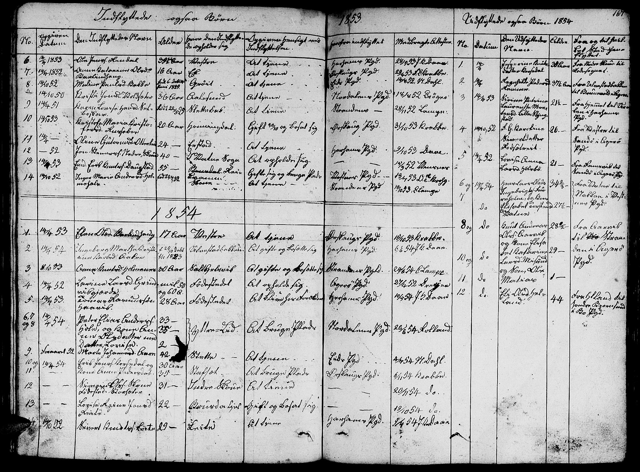 Ministerialprotokoller, klokkerbøker og fødselsregistre - Møre og Romsdal, AV/SAT-A-1454/524/L0362: Parish register (copy) no. 524C03, 1840-1854, p. 167