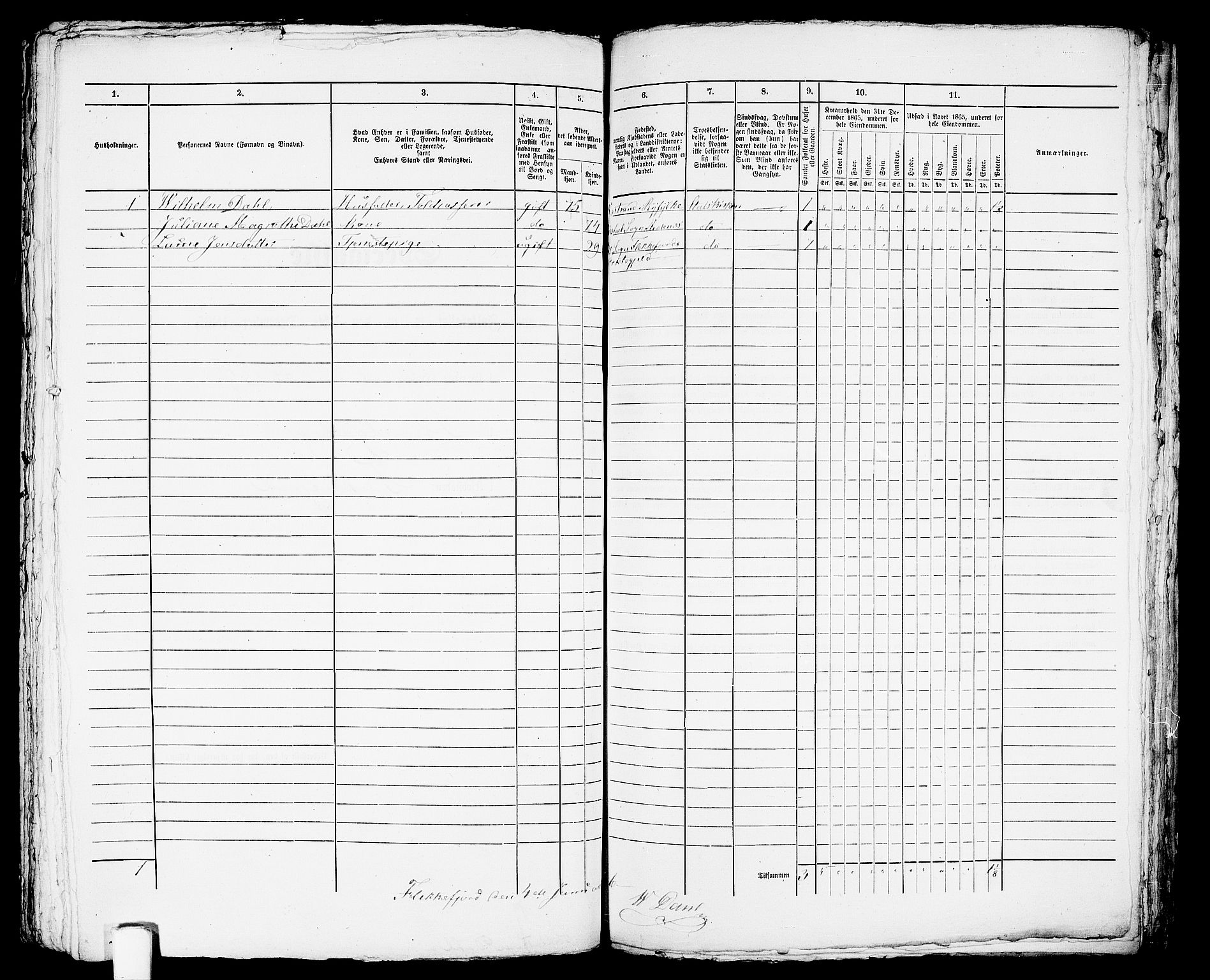 RA, 1865 census for Flekkefjord/Flekkefjord, 1865, p. 369