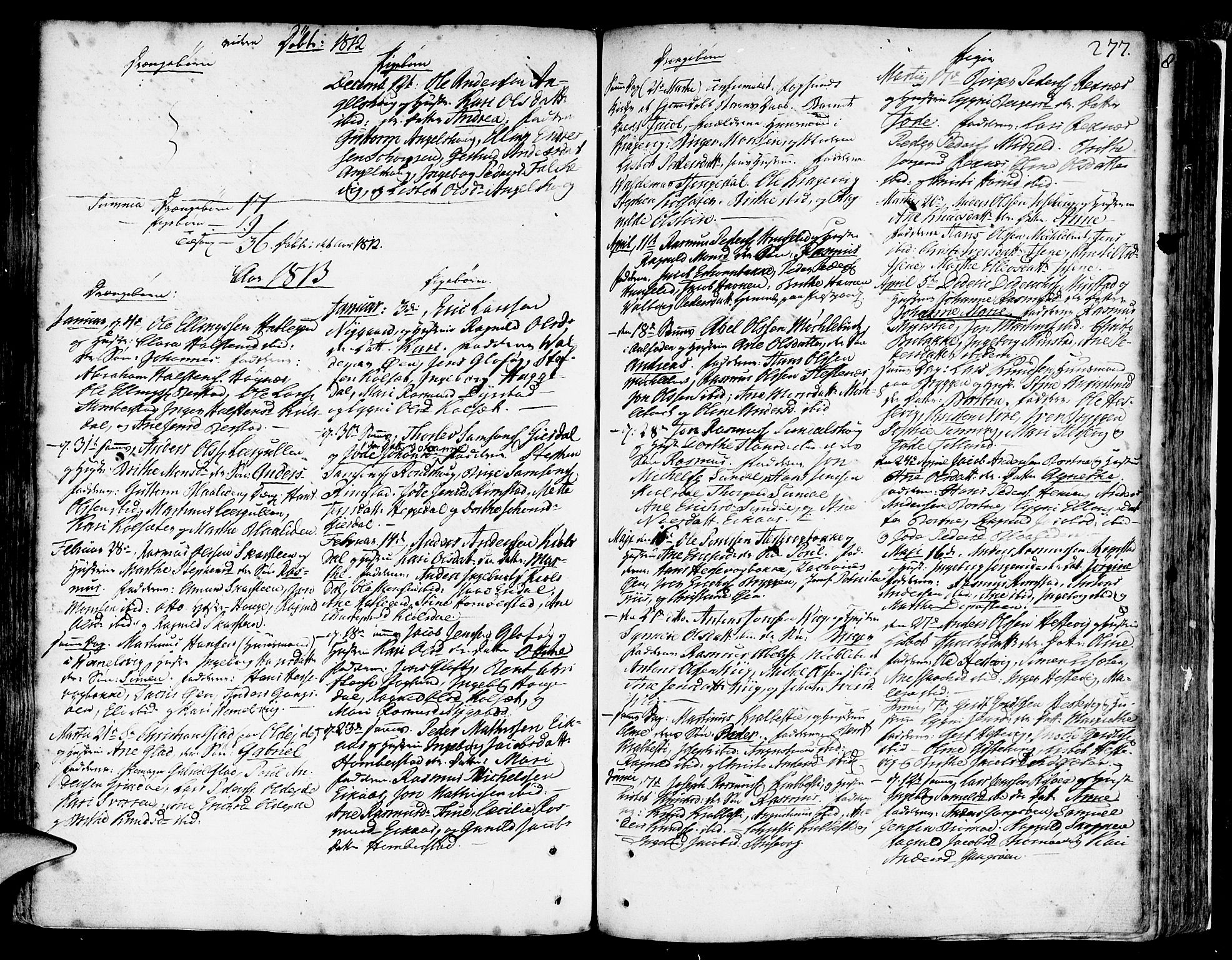 Davik sokneprestembete, AV/SAB-A-79701/H/Haa/Haaa/L0002: Parish register (official) no. A 2, 1742-1816, p. 277