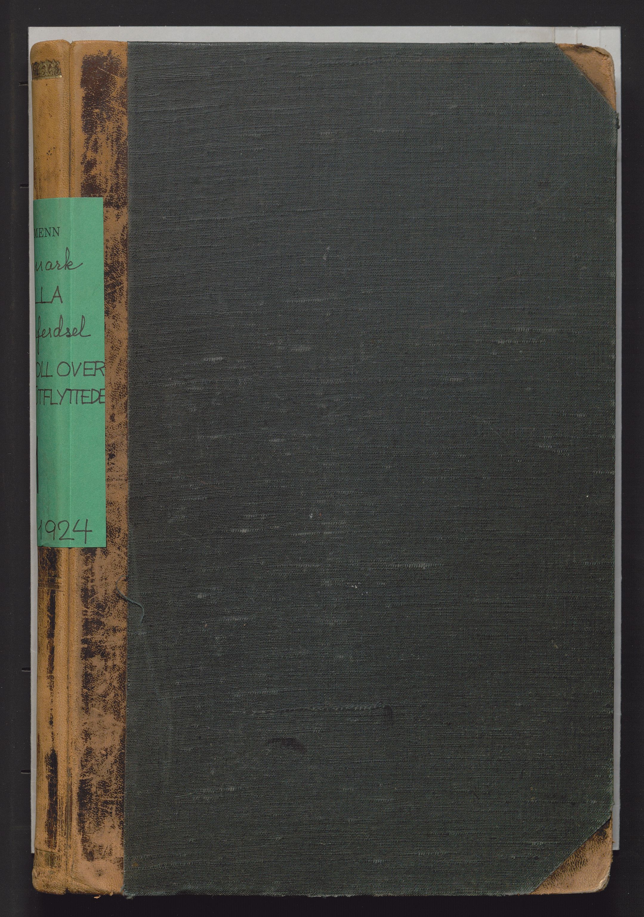 Holla lensmannskontor, AV/SAKO-A-560/O/Oa/L0001: Protokoll over inn- og utflyttede, 1901-1924