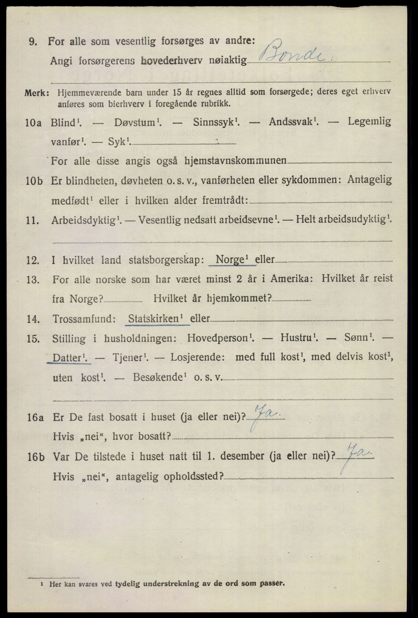 SAKO, 1920 census for Ål, 1920, p. 5429