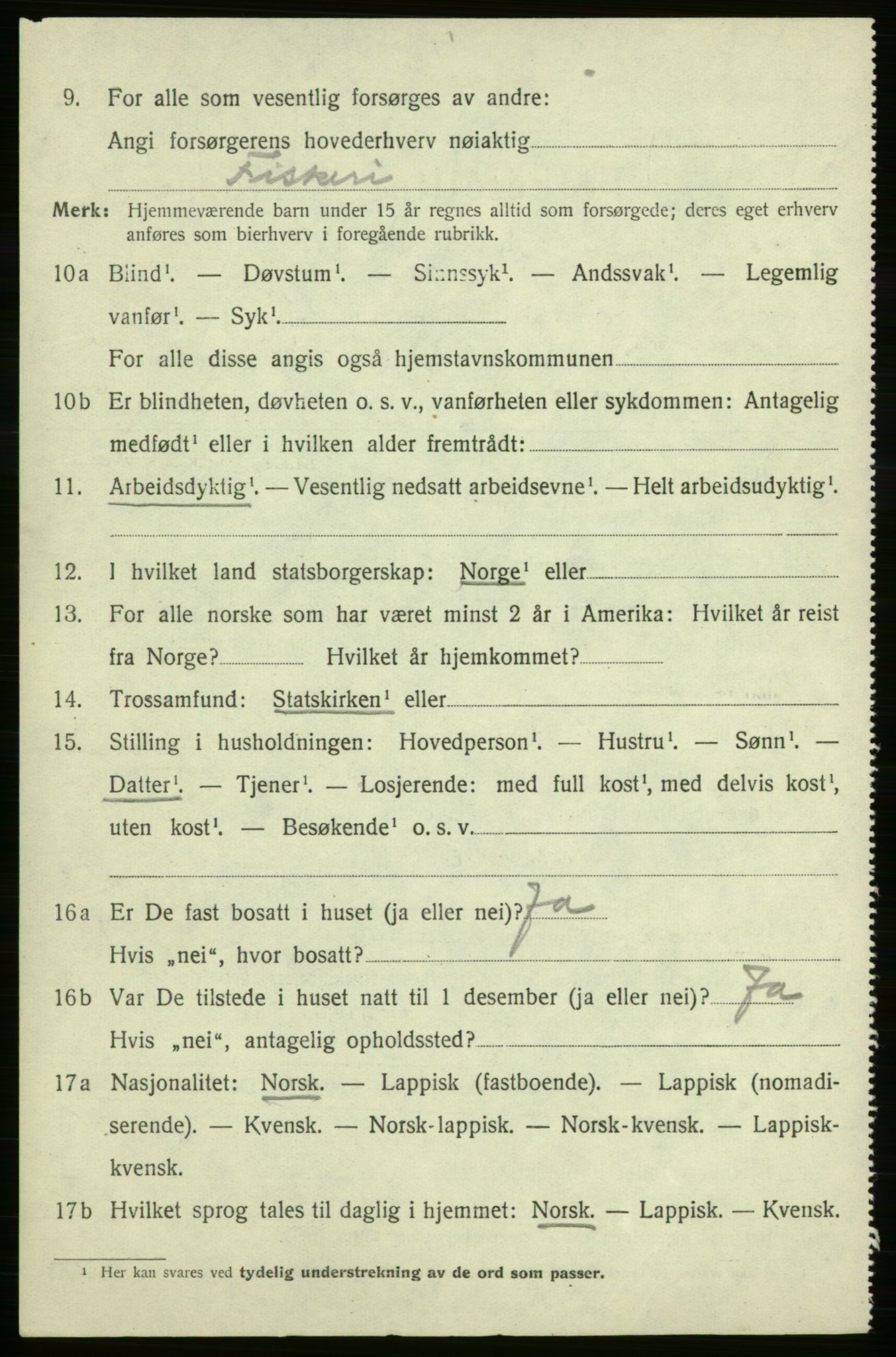 SATØ, 1920 census for Måsøy, 1920, p. 1617