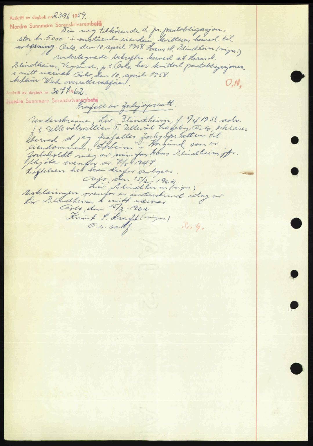 Nordre Sunnmøre sorenskriveri, AV/SAT-A-0006/1/2/2C/2Ca: Mortgage book no. A24, 1947-1947, Diary no: : 890/1947