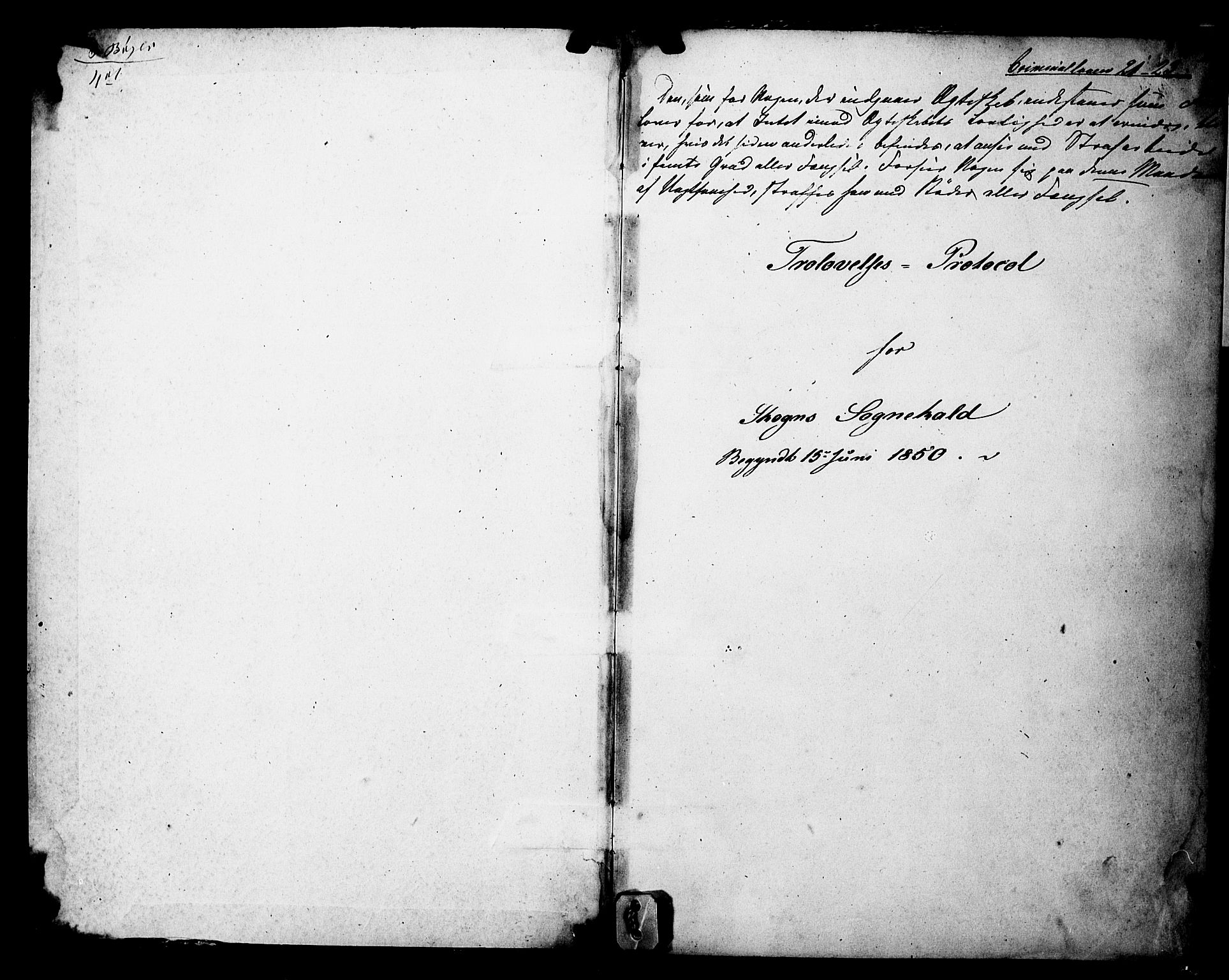 Ministerialprotokoller, klokkerbøker og fødselsregistre - Nord-Trøndelag, AV/SAT-A-1458/717/L0161: Best man's statements no. 717A11, 1850-1895, p. 1