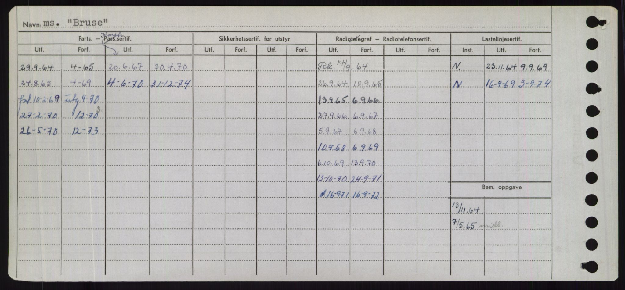 Sjøfartsdirektoratet med forløpere, Skipsmålingen, RA/S-1627/H/Hd/L0005: Fartøy, Br-Byg, p. 426