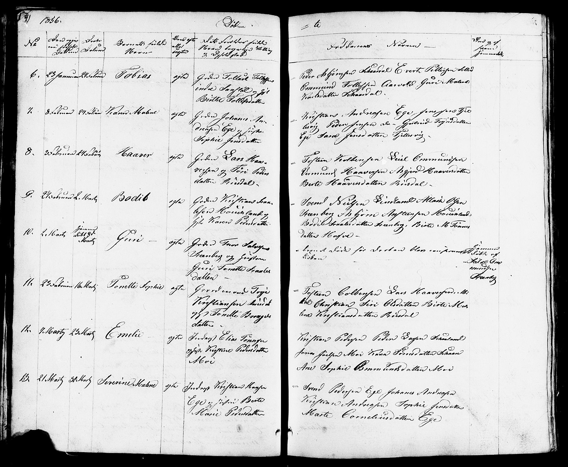 Lund sokneprestkontor, SAST/A-101809/S07/L0003: Parish register (copy) no. B 3, 1848-1885, p. 41