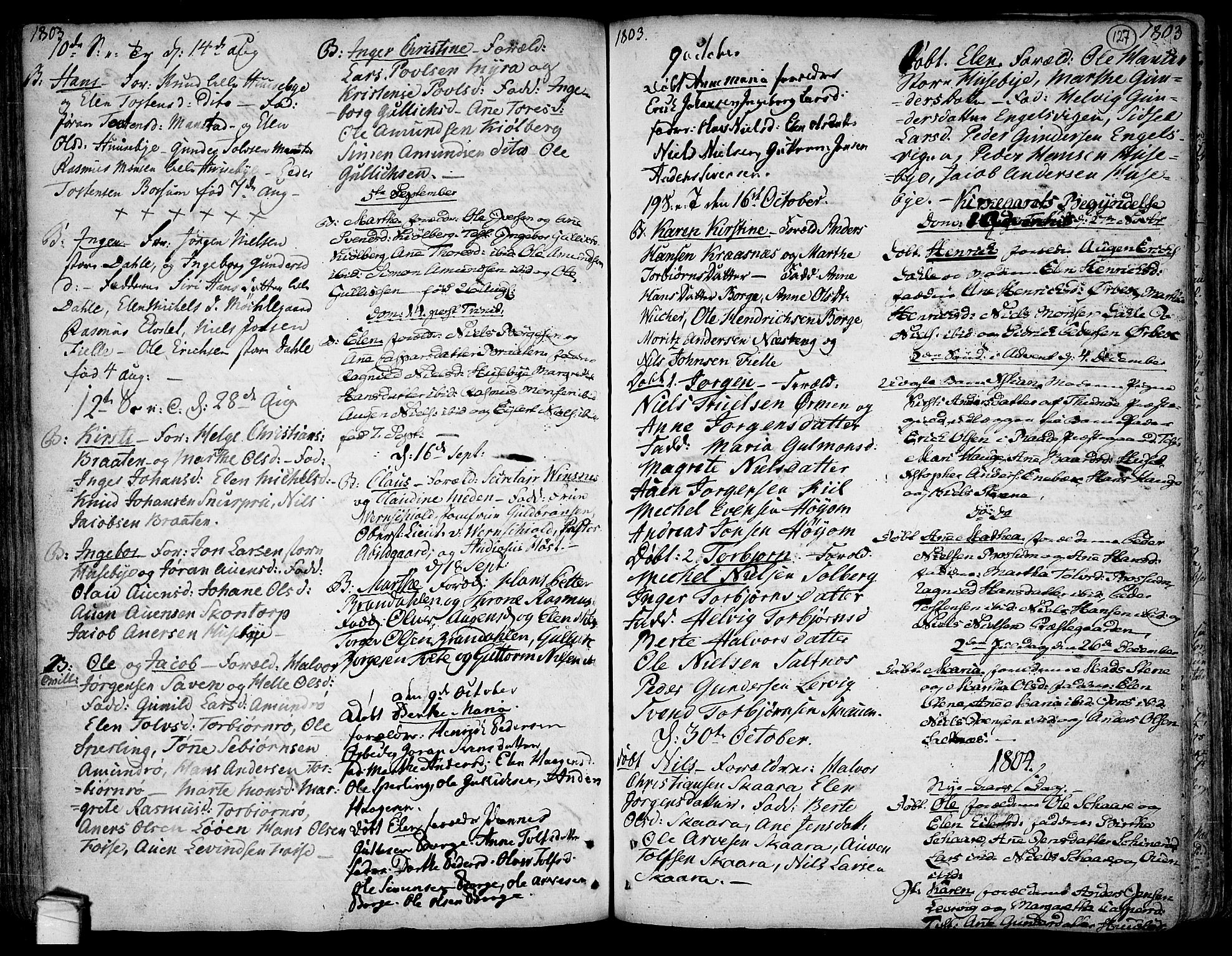 Onsøy prestekontor Kirkebøker, SAO/A-10914/F/Fa/L0001: Parish register (official) no. I 1, 1733-1814, p. 127