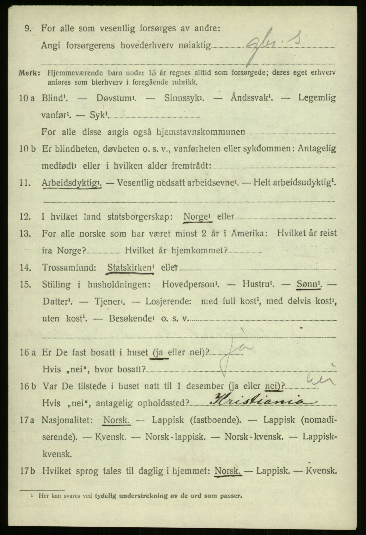 SATØ, 1920 census for Trondenes, 1920, p. 19817