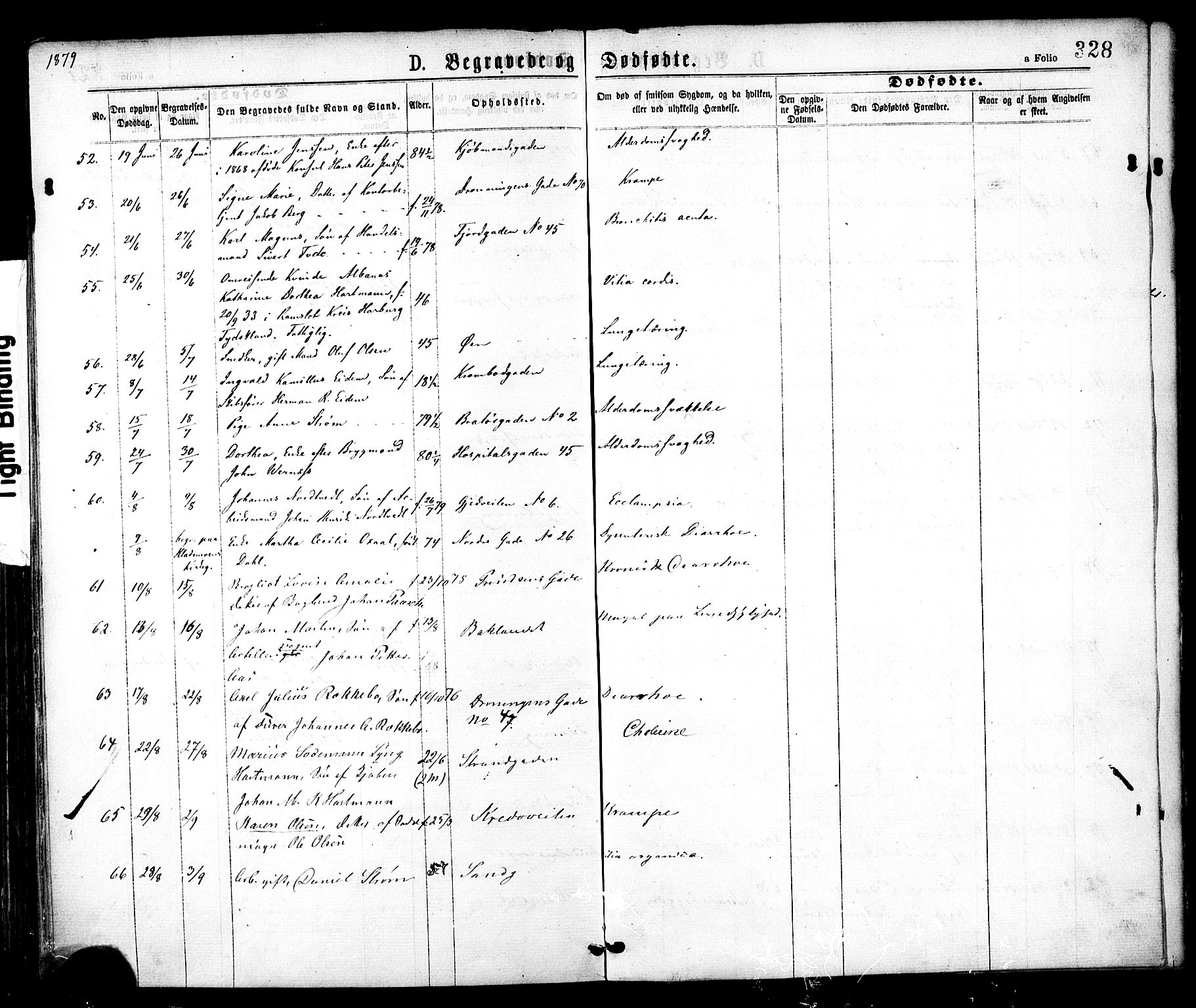 Ministerialprotokoller, klokkerbøker og fødselsregistre - Sør-Trøndelag, SAT/A-1456/602/L0118: Parish register (official) no. 602A16, 1873-1879, p. 328