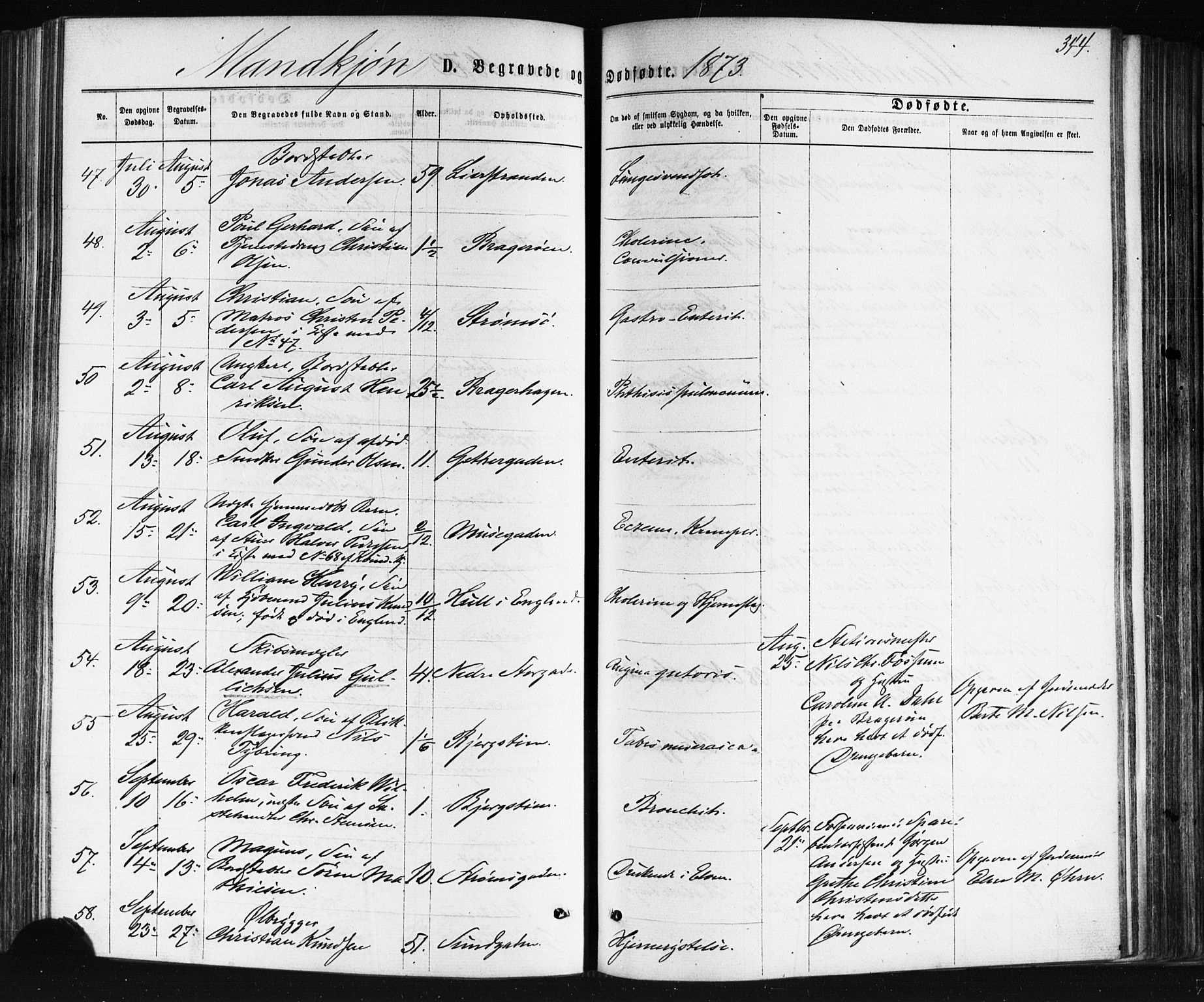 Bragernes kirkebøker, AV/SAKO-A-6/F/Fb/L0004: Parish register (official) no. II 4, 1869-1875, p. 344