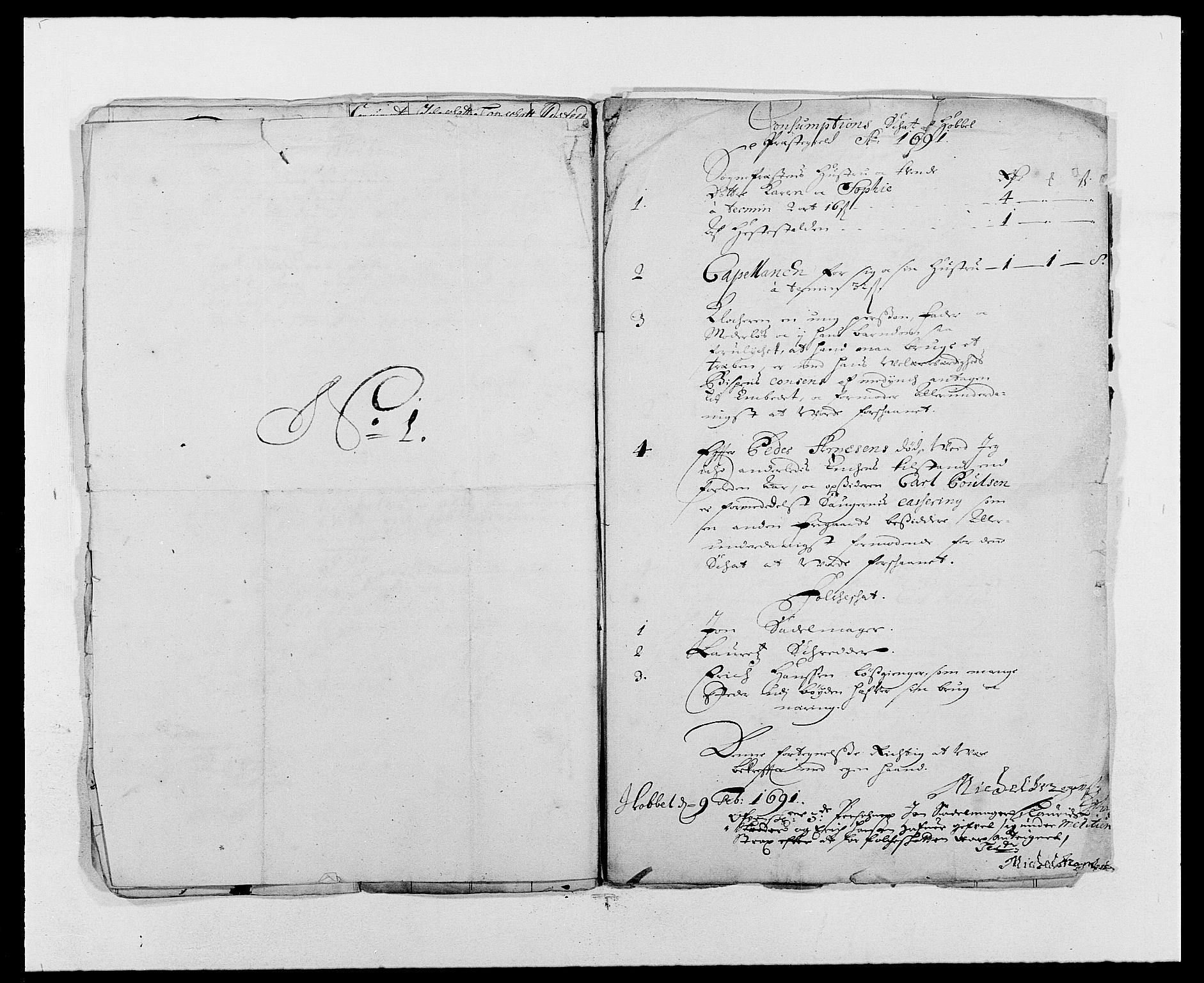 Rentekammeret inntil 1814, Reviderte regnskaper, Fogderegnskap, AV/RA-EA-4092/R02/L0106: Fogderegnskap Moss og Verne kloster, 1688-1691, p. 560