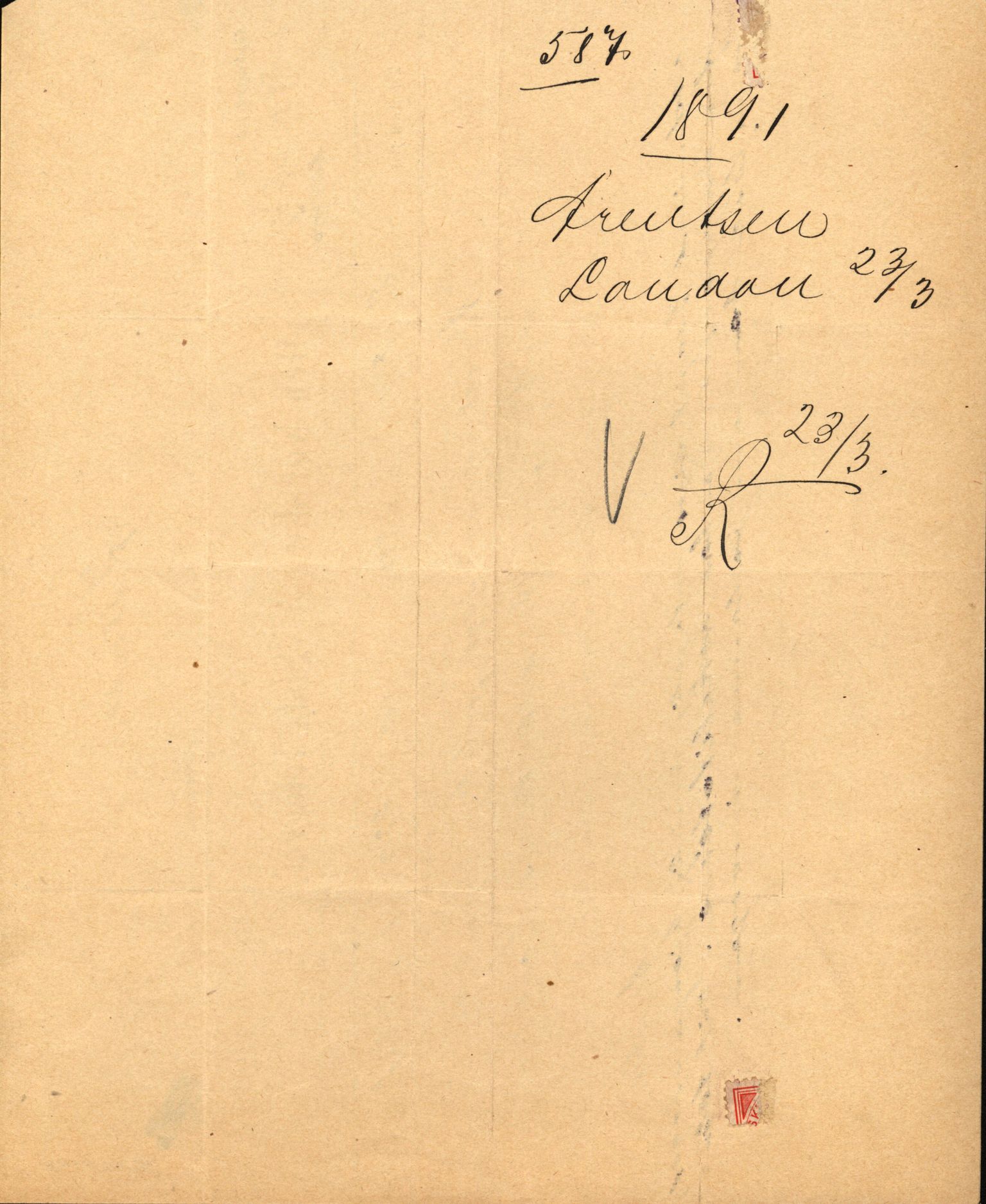 Pa 63 - Østlandske skibsassuranceforening, VEMU/A-1079/G/Ga/L0027/0011: Havaridokumenter / Louise, Lucie, Falcon, Ingeborg av Laurvig, Imperator, 1891, p. 50