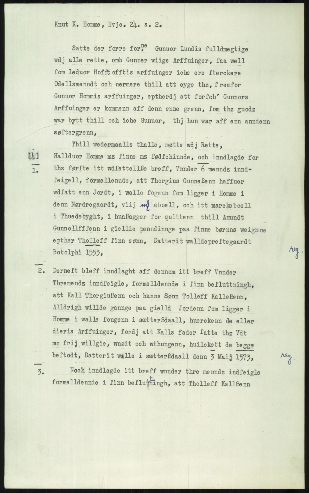 Samlinger til kildeutgivelse, Diplomavskriftsamlingen, AV/RA-EA-4053/H/Ha, p. 2852