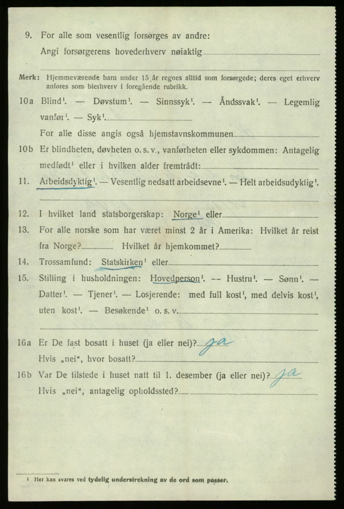 SAB, 1920 census for Kinn, 1920, p. 11534