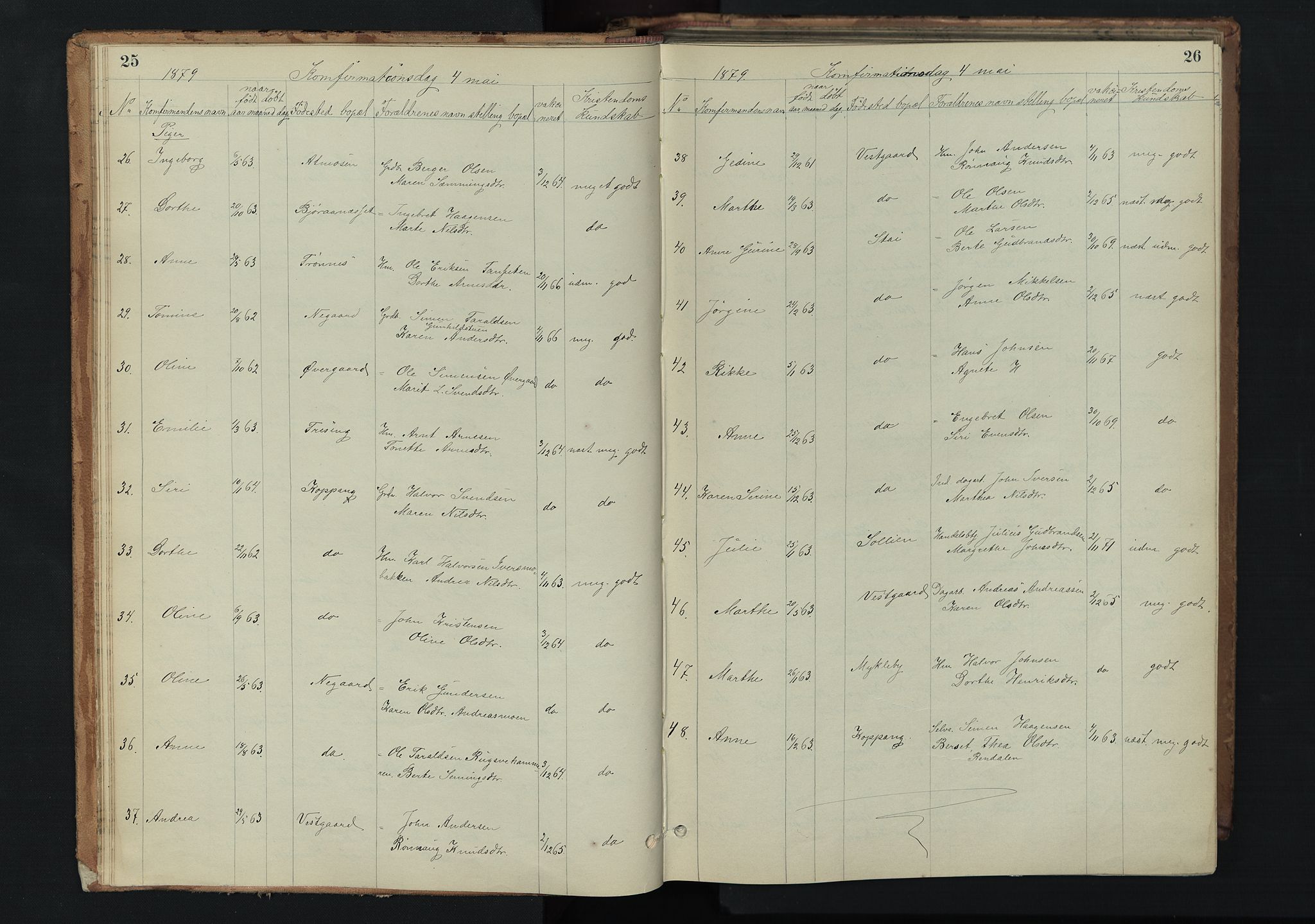 Stor-Elvdal prestekontor, AV/SAH-PREST-052/H/Ha/Hab/L0002: Parish register (copy) no. 2, 1860-1894, p. 25-26