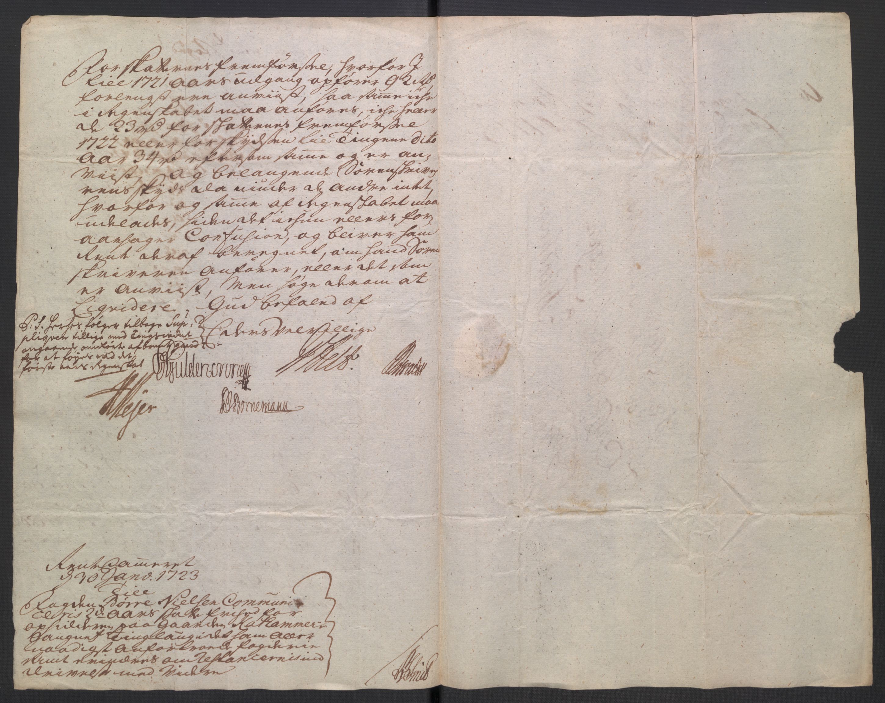 Rentekammeret inntil 1814, Reviderte regnskaper, Fogderegnskap, RA/EA-4092/R56/L3756: Fogderegnskap Nordmøre, 1723, p. 377