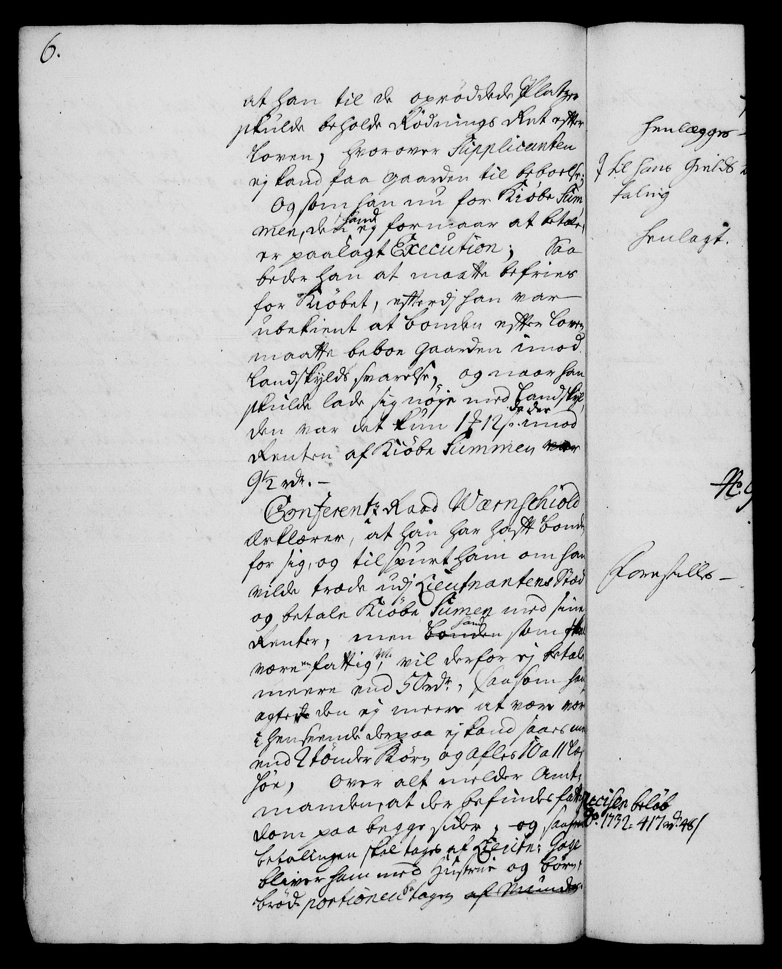 Rentekammeret, Kammerkanselliet, AV/RA-EA-3111/G/Gh/Gha/L0016: Norsk ekstraktmemorialprotokoll (merket RK 53.61), 1734-1735, p. 6