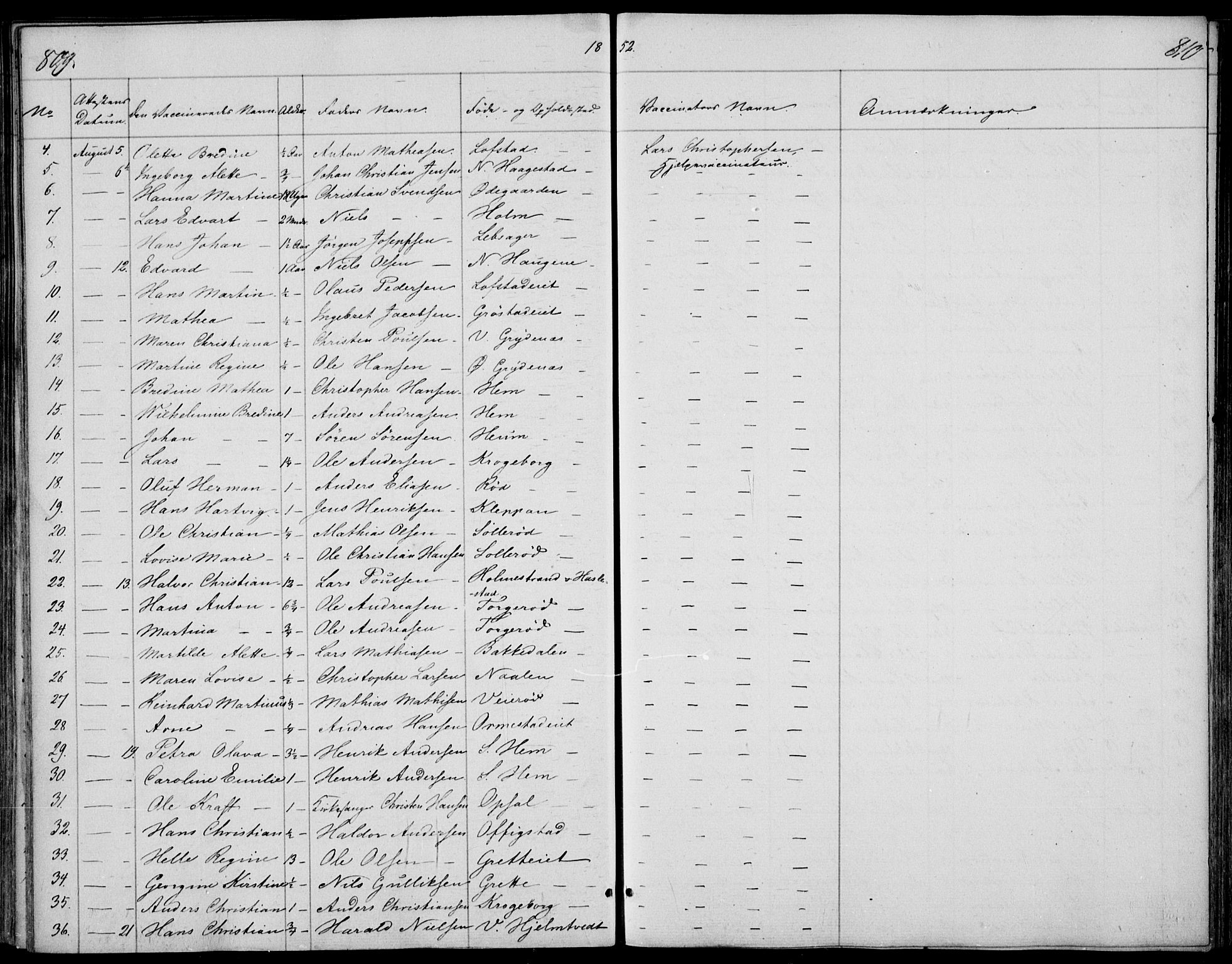 Våle kirkebøker, SAKO/A-334/F/Fa/L0009b: Parish register (official) no. I 9B, 1841-1860, p. 809-810