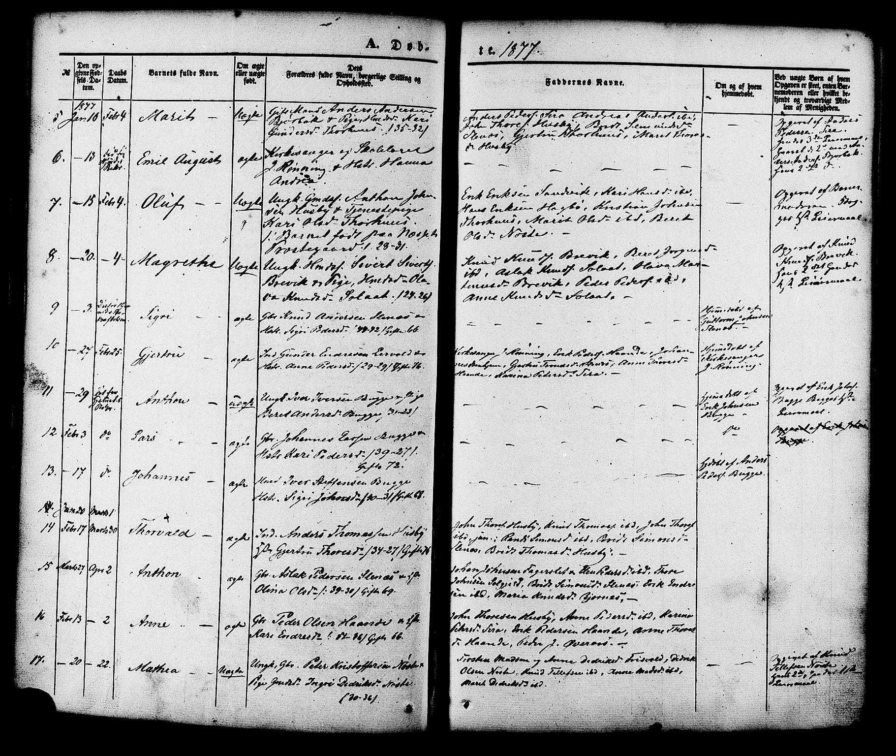 Ministerialprotokoller, klokkerbøker og fødselsregistre - Møre og Romsdal, AV/SAT-A-1454/552/L0637: Parish register (official) no. 552A01, 1845-1879, p. 83