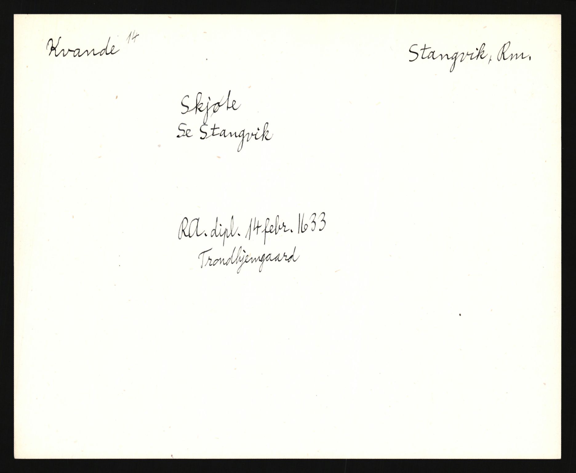 Riksarkivets diplomsamling, AV/RA-EA-5965/F35/F35e/L0031: Registreringssedler Møre og Romsdal, 1400-1700, p. 669