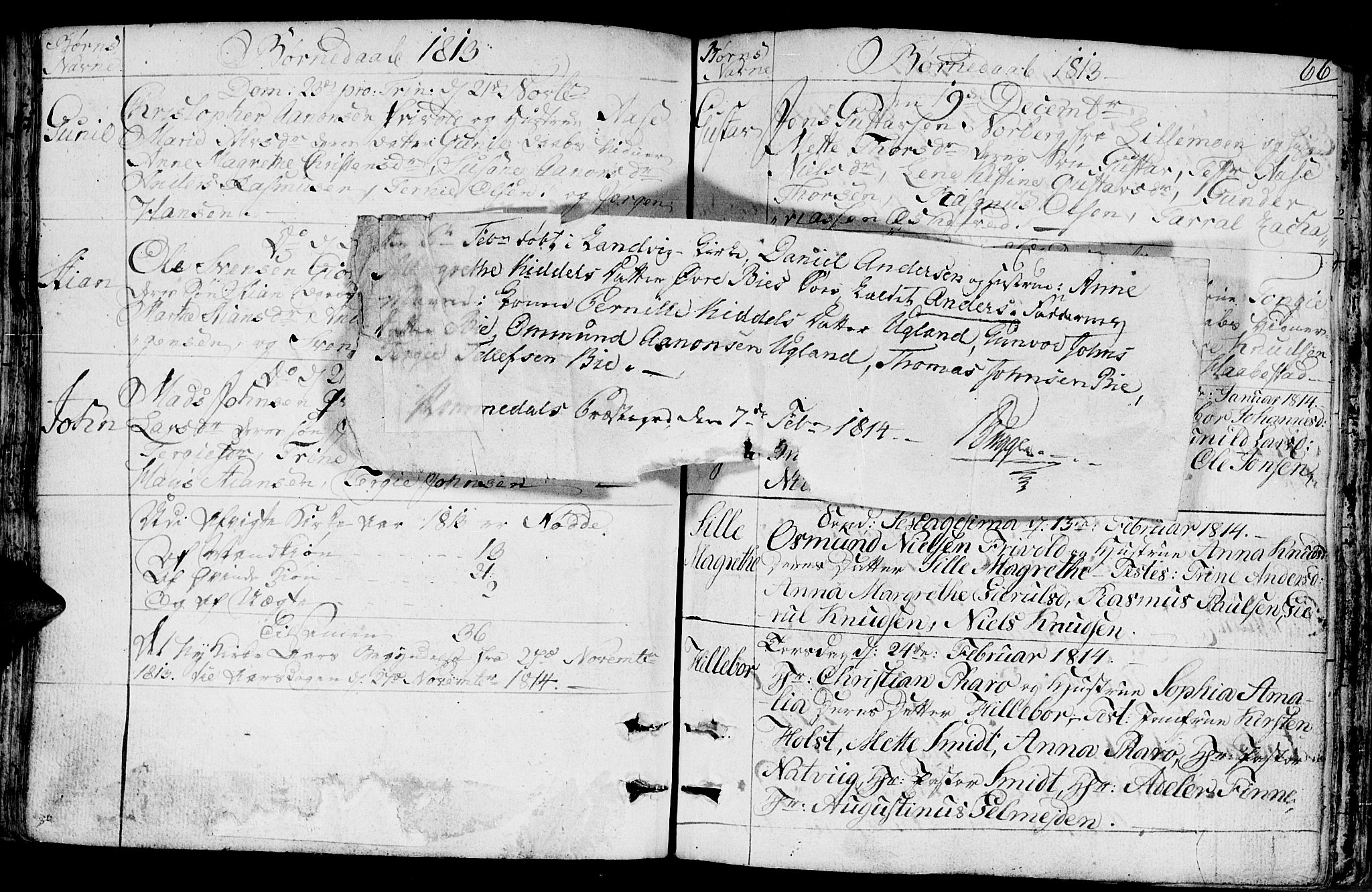 Fjære sokneprestkontor, SAK/1111-0011/F/Fb/L0006: Parish register (copy) no. B 6, 1803-1817, p. 66