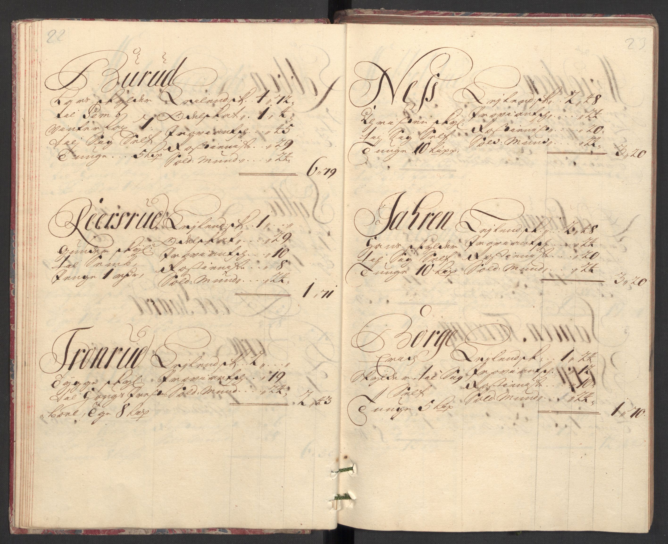 Rentekammeret inntil 1814, Reviderte regnskaper, Fogderegnskap, AV/RA-EA-4092/R31/L1704: Fogderegnskap Hurum, Røyken, Eiker, Lier og Buskerud, 1710, p. 44