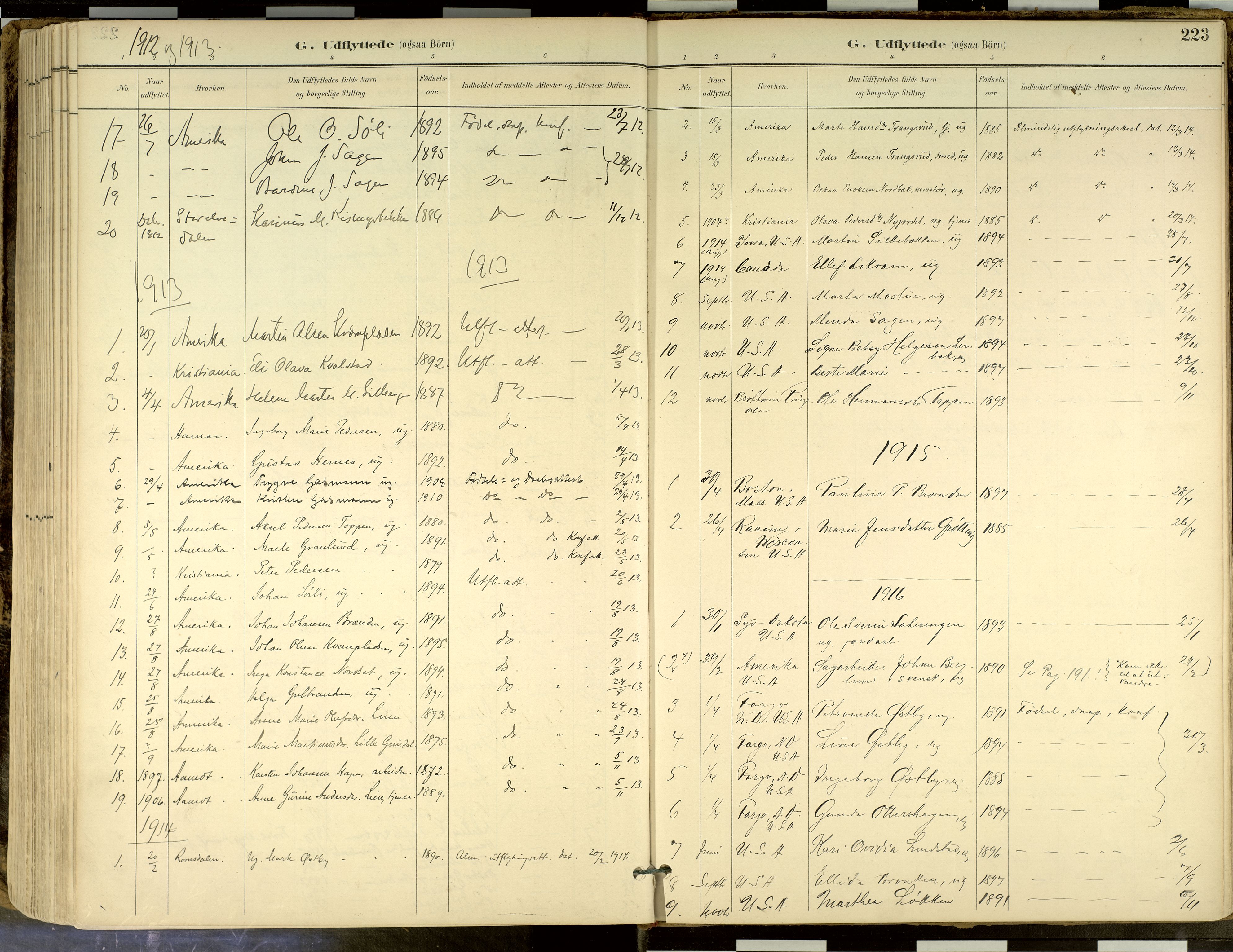 Elverum prestekontor, AV/SAH-PREST-044/H/Ha/Haa/L0018: Parish register (official) no. 18, 1894-1914, p. 223