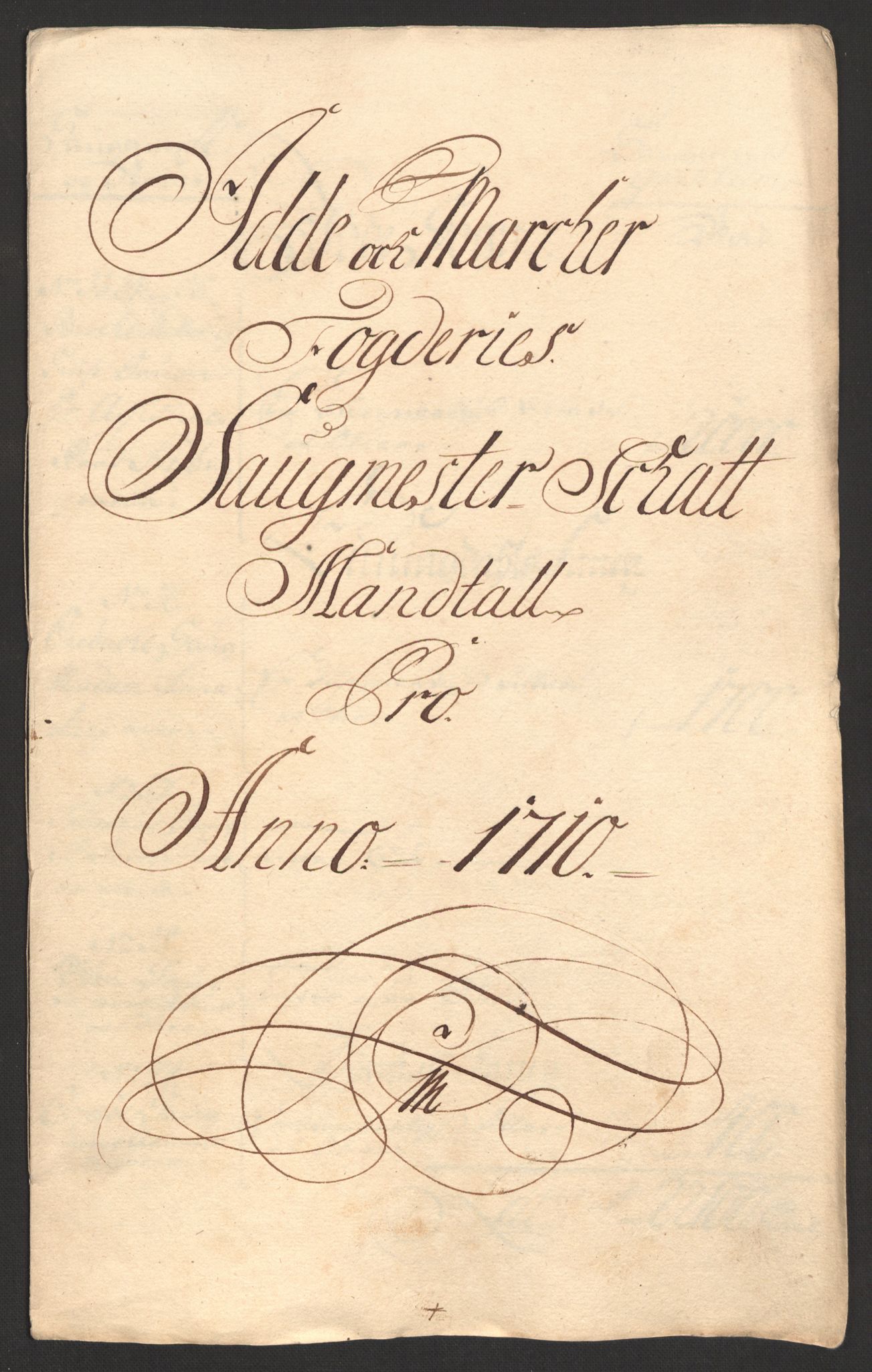 Rentekammeret inntil 1814, Reviderte regnskaper, Fogderegnskap, RA/EA-4092/R01/L0019: Fogderegnskap Idd og Marker, 1710, p. 70