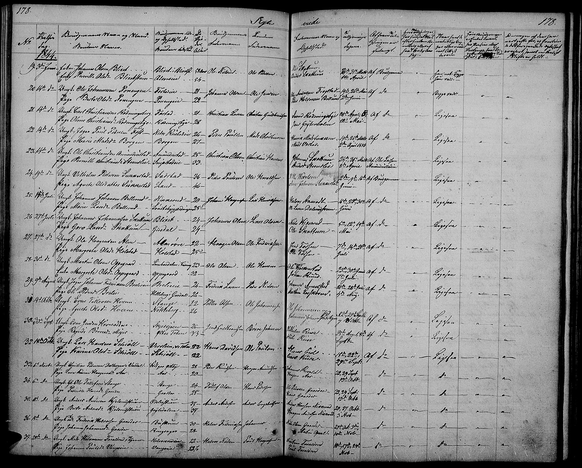 Østre Toten prestekontor, SAH/PREST-104/H/Ha/Hab/L0002: Parish register (copy) no. 2, 1840-1847, p. 178