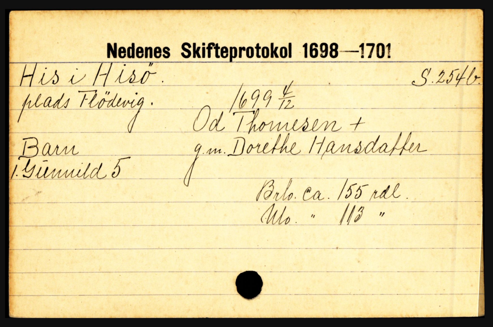 Nedenes sorenskriveri før 1824, AV/SAK-1221-0007/H, p. 12153