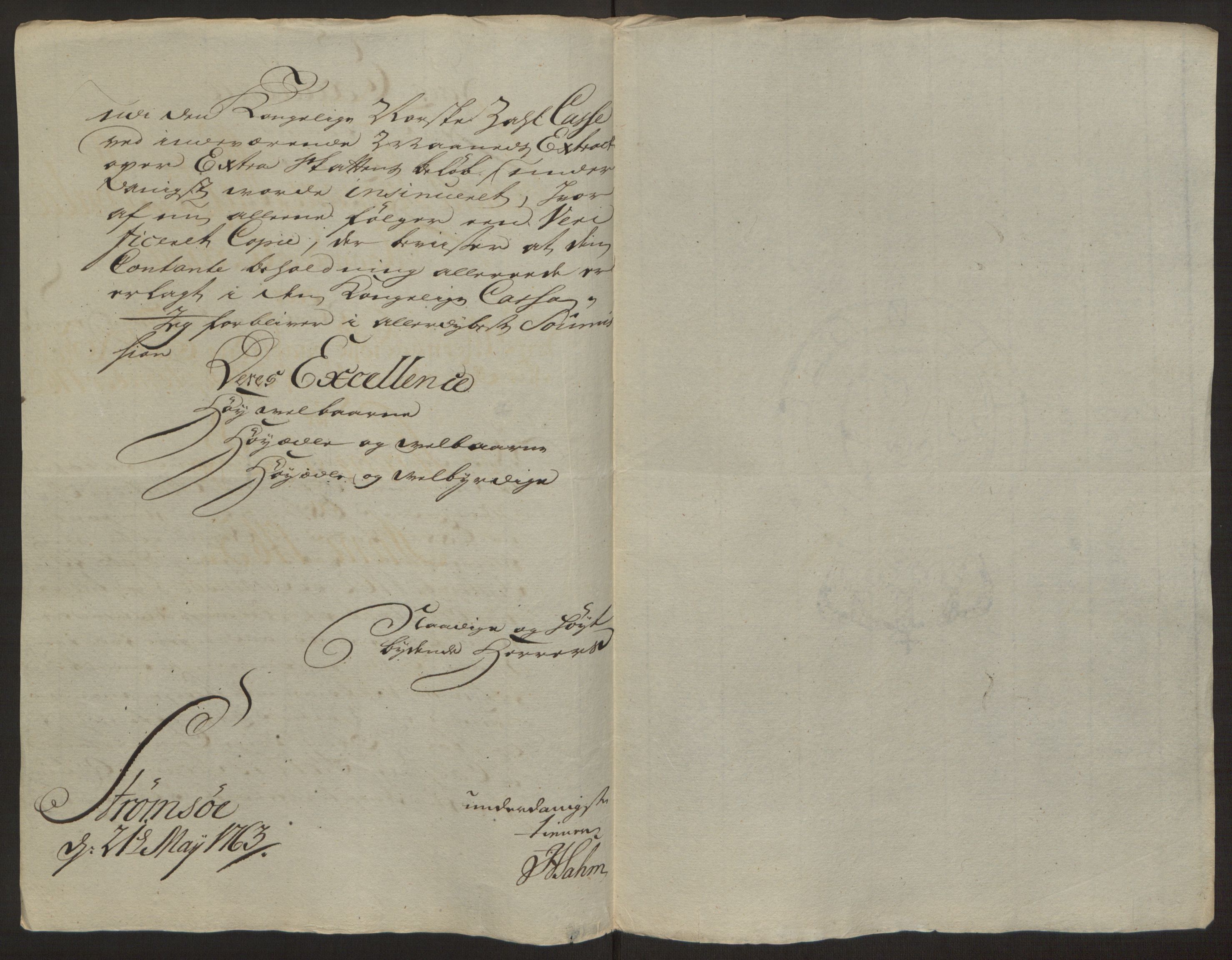 Rentekammeret inntil 1814, Reviderte regnskaper, Byregnskaper, RA/EA-4066/R/Rg/L0144/0001: [G4] Kontribusjonsregnskap / Ekstraskatt, 1762-1767, p. 189