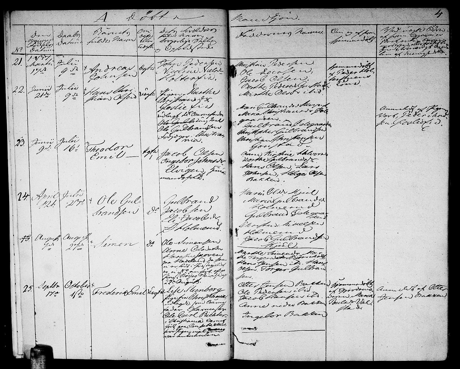 Nittedal prestekontor Kirkebøker, SAO/A-10365a/F/Fa/L0004: Parish register (official) no. I 4, 1836-1849, p. 4