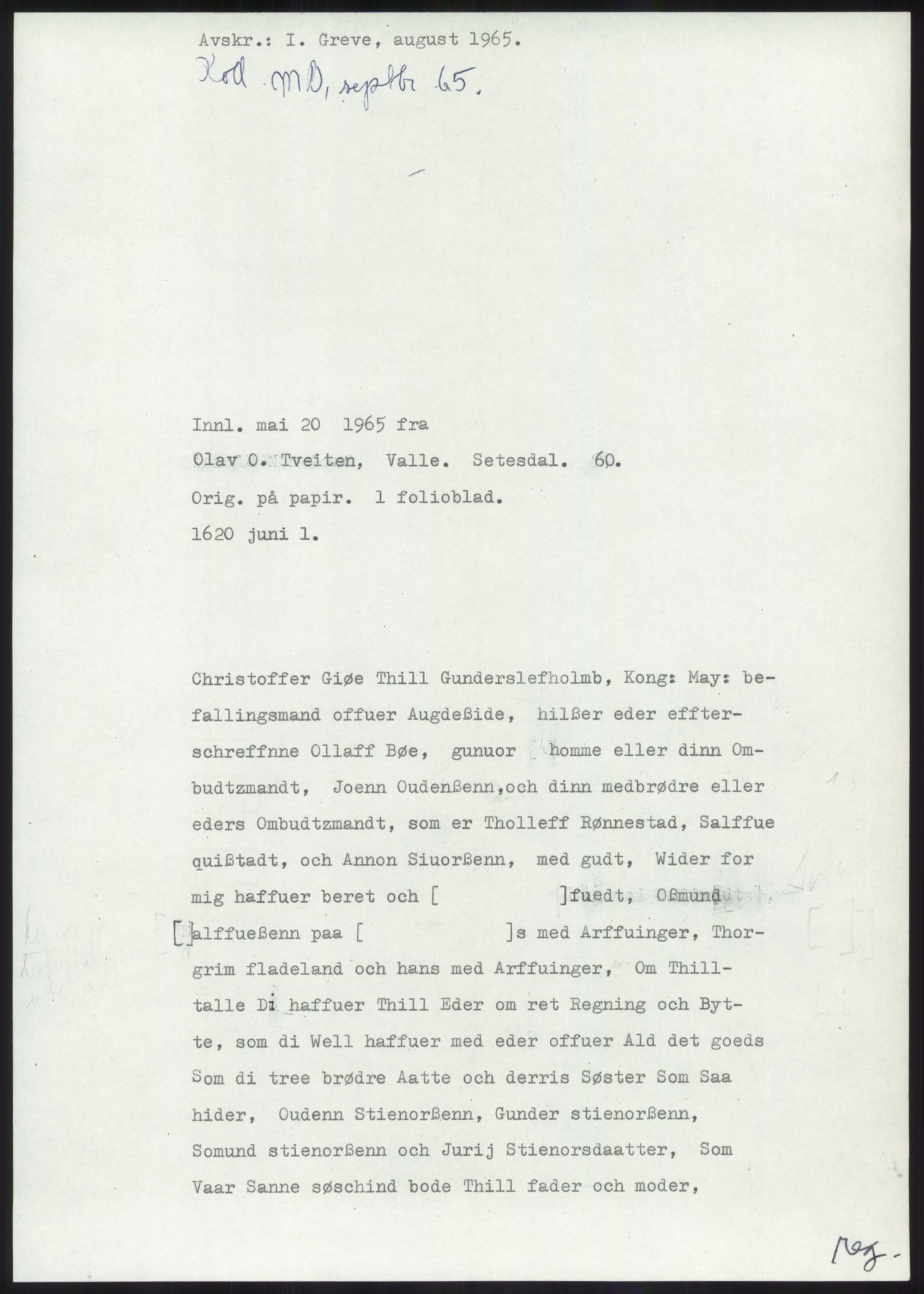 Samlinger til kildeutgivelse, Diplomavskriftsamlingen, AV/RA-EA-4053/H/Ha, p. 114